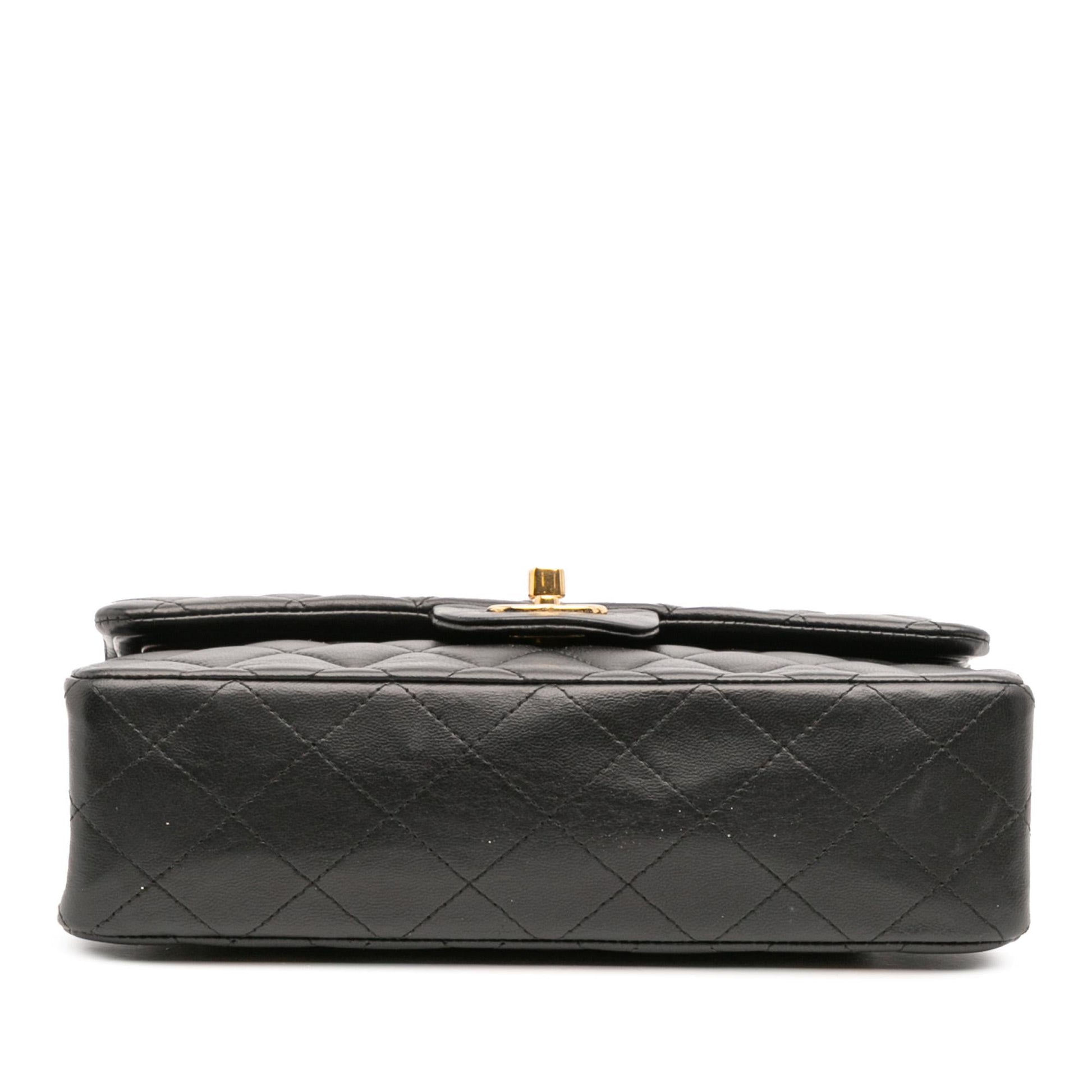 Chanel Classic Lambskin Double Flap Small Handbag Flap 23