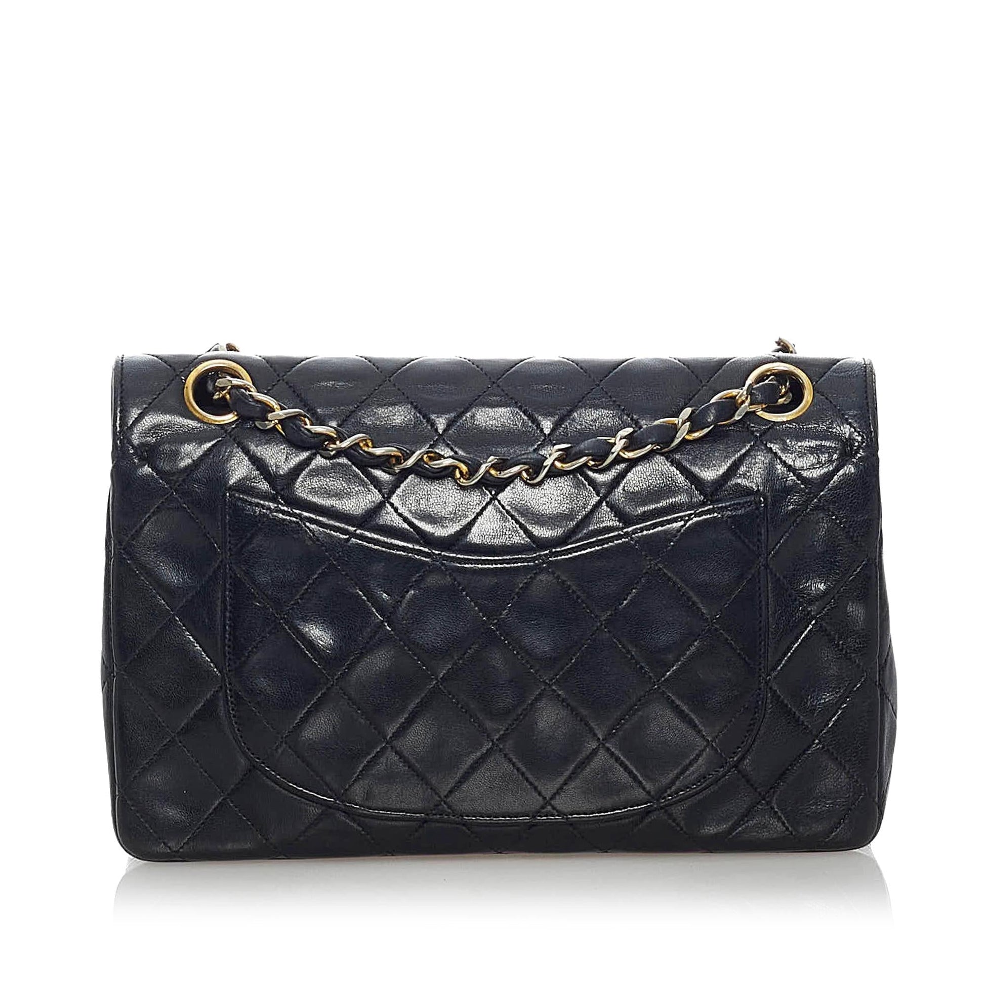 Chanel Classic Lambskin Double Flap SHG Small Leather Shoulder Bag 3