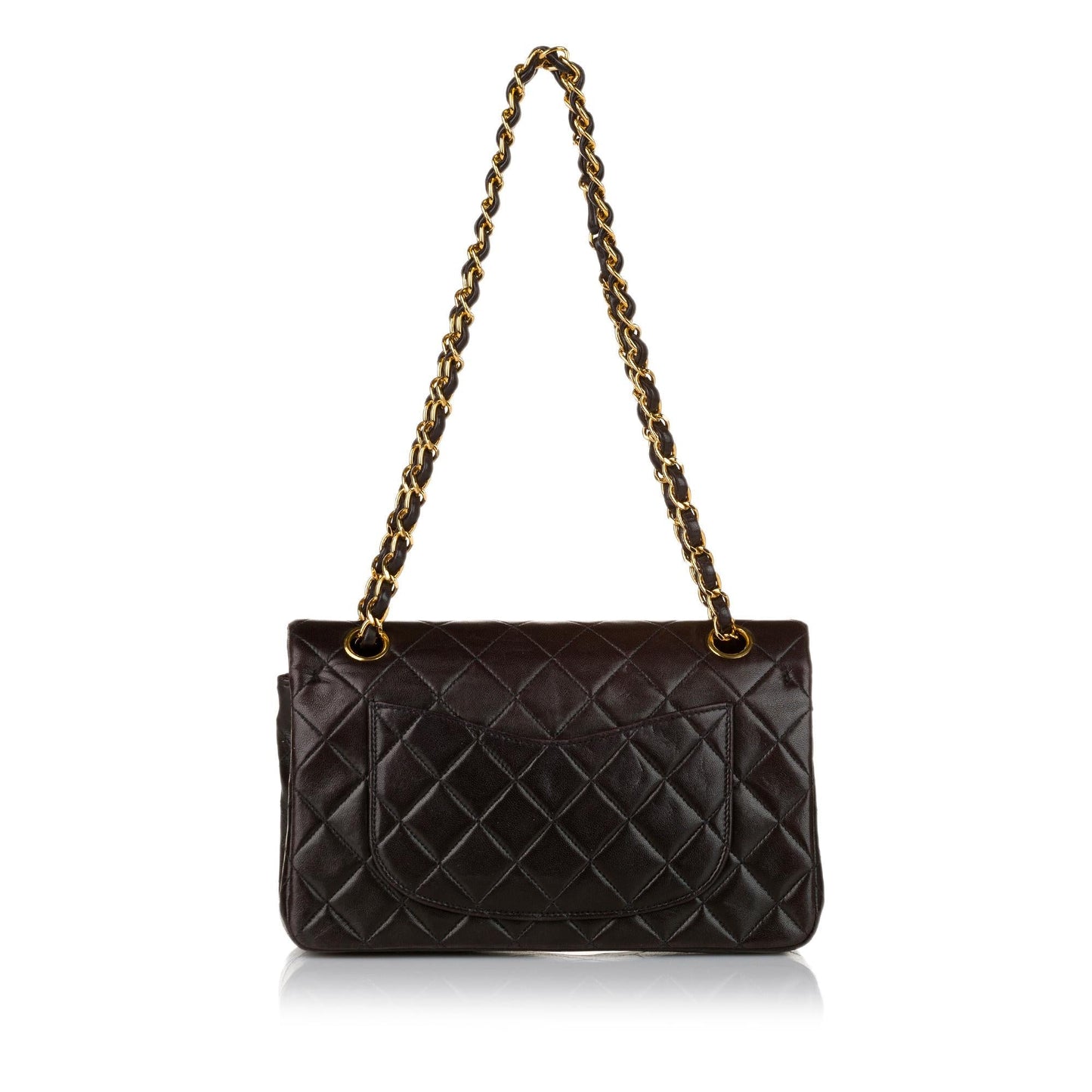 Chanel Classic Lambskin Double Flap SHG Small Leather Shoulder Bag 5