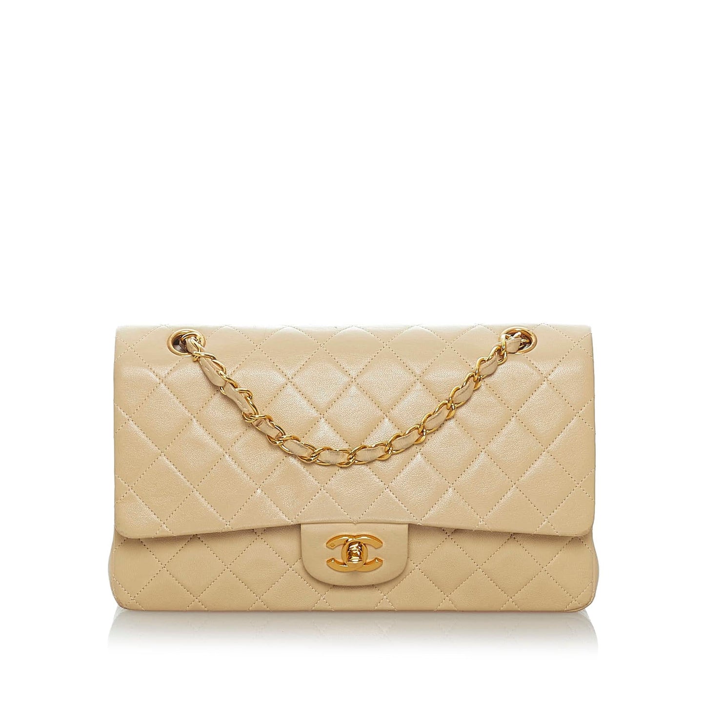 Chanel Classic Lambskin Double Flap SHG Small Leather Shoulder Bag 6