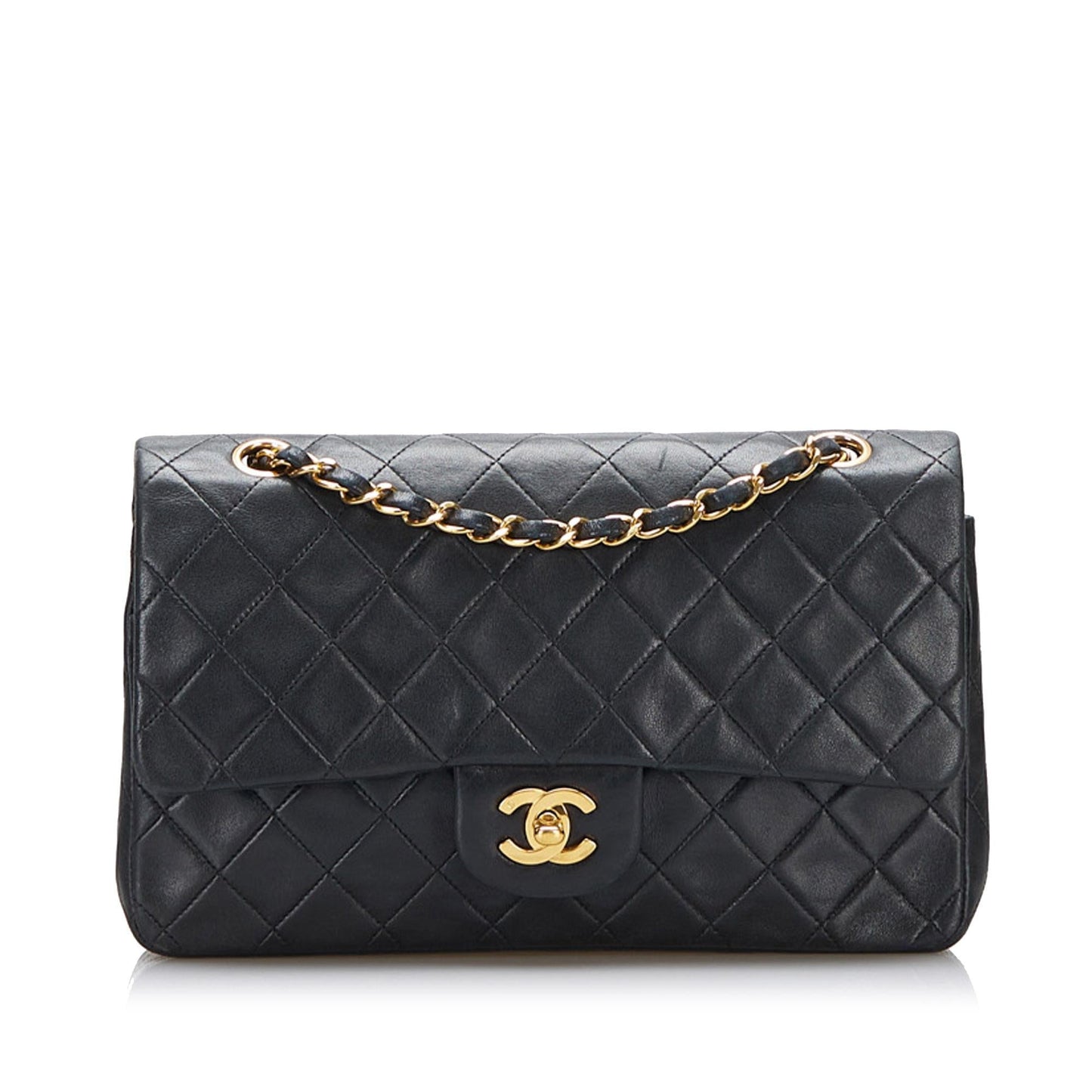 Chanel Classic Lambskin Double Flap SHG-AUyedS Small Leather Shoulder Bag