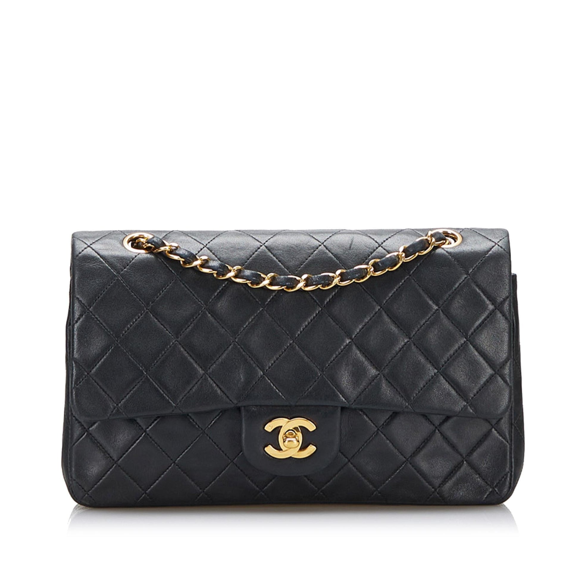 Chanel Classic Lambskin Double Flap SHG-AUyedS Small Leather Shoulder Bag
