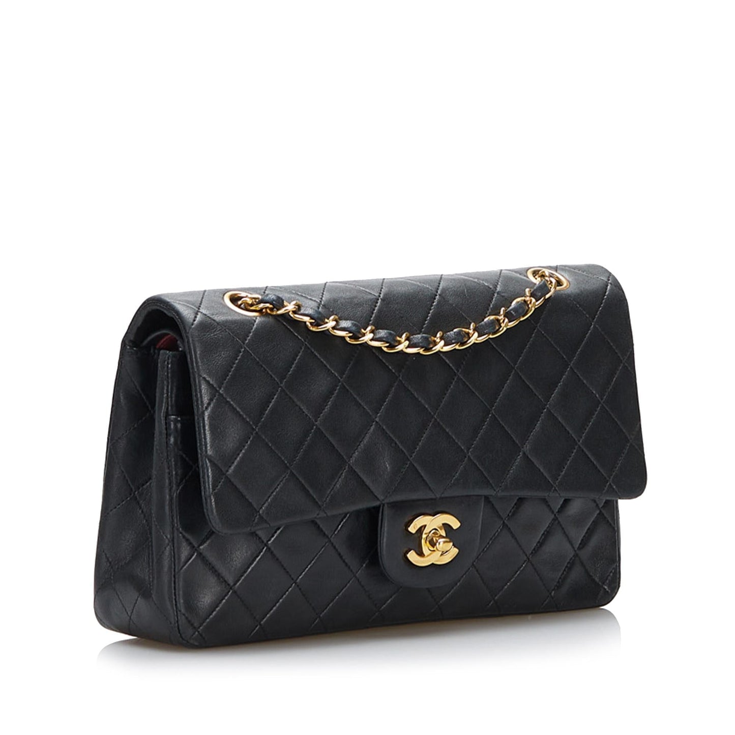 Chanel Classic Lambskin Double Flap SHG-AUyedS Small Leather Shoulder Bag