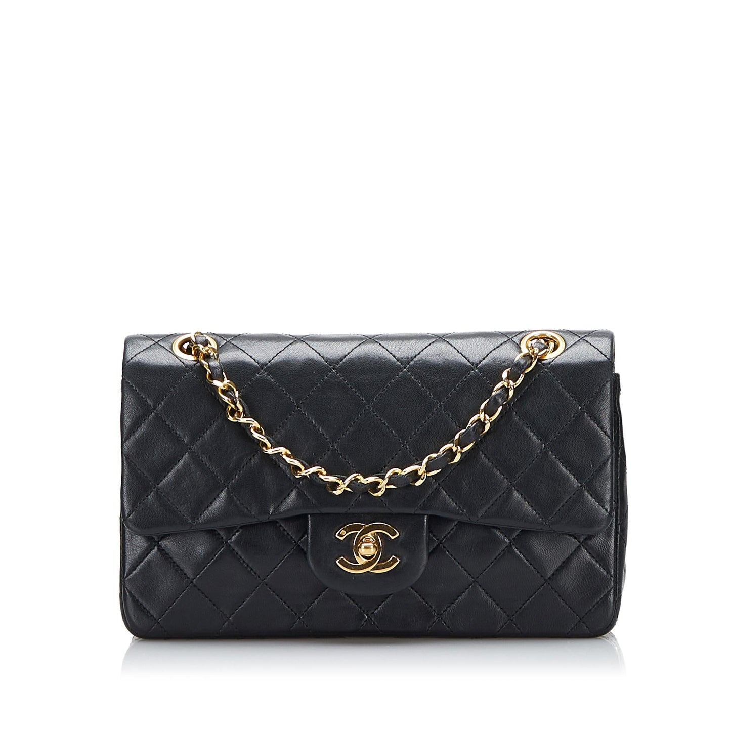 Chanel Classic Lambskin Double Flap SHG-Z0Wpq5 Small Leather Shoulder Bag