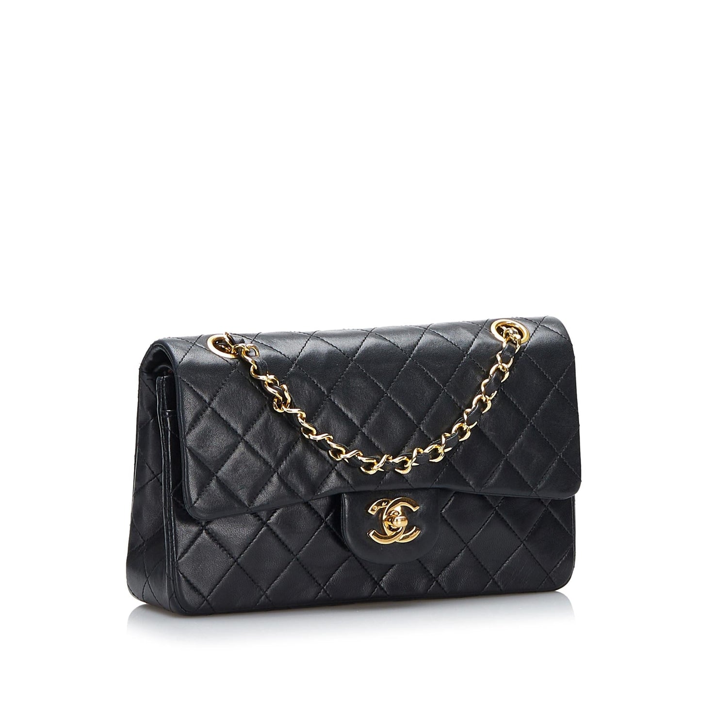 Chanel Classic Lambskin Double Flap SHG-Z0Wpq5 Small Leather Shoulder Bag