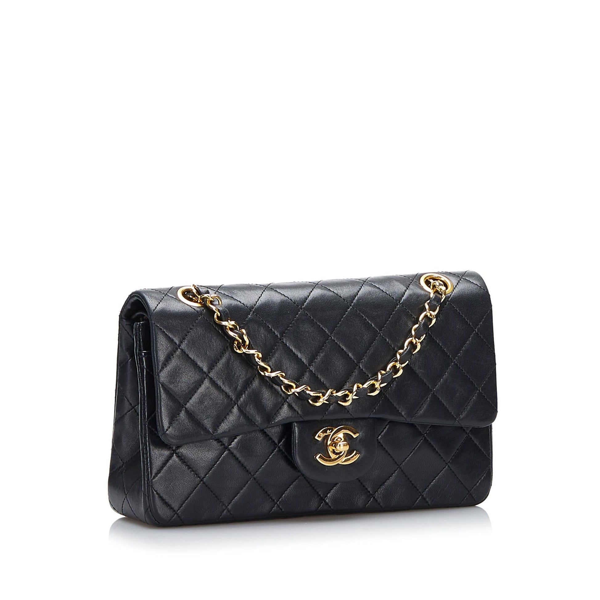 Chanel Classic Lambskin Double Flap SHG-Z0Wpq5 Small Leather Shoulder Bag