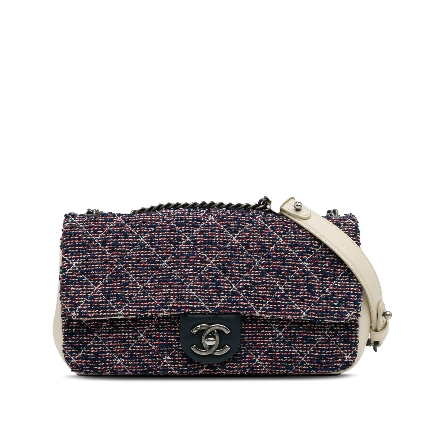 Chanel Classic Tweed Flap SHG-j8wOZn Small Shoulder Bag