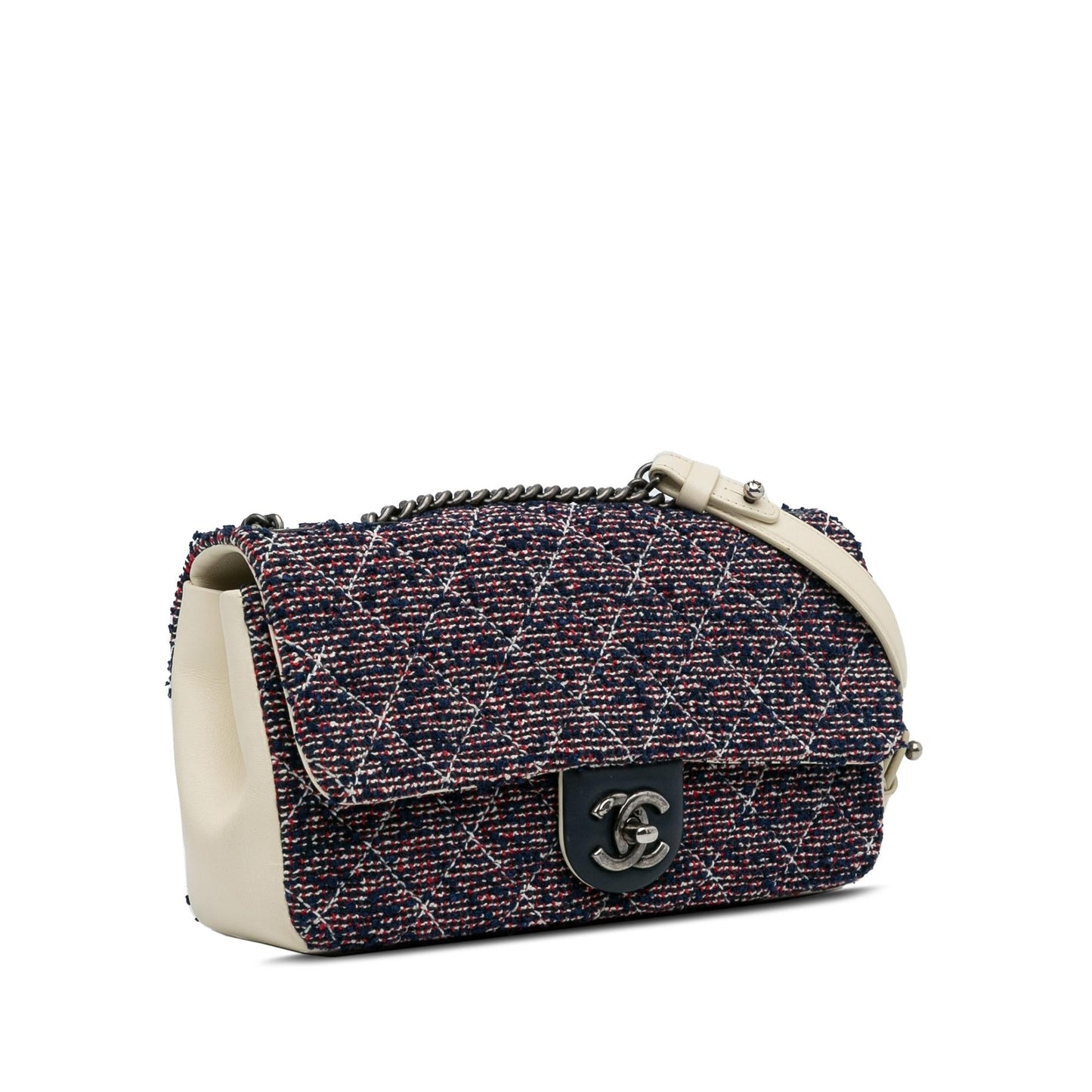 Chanel Classic Tweed Flap SHG-j8wOZn Small Shoulder Bag