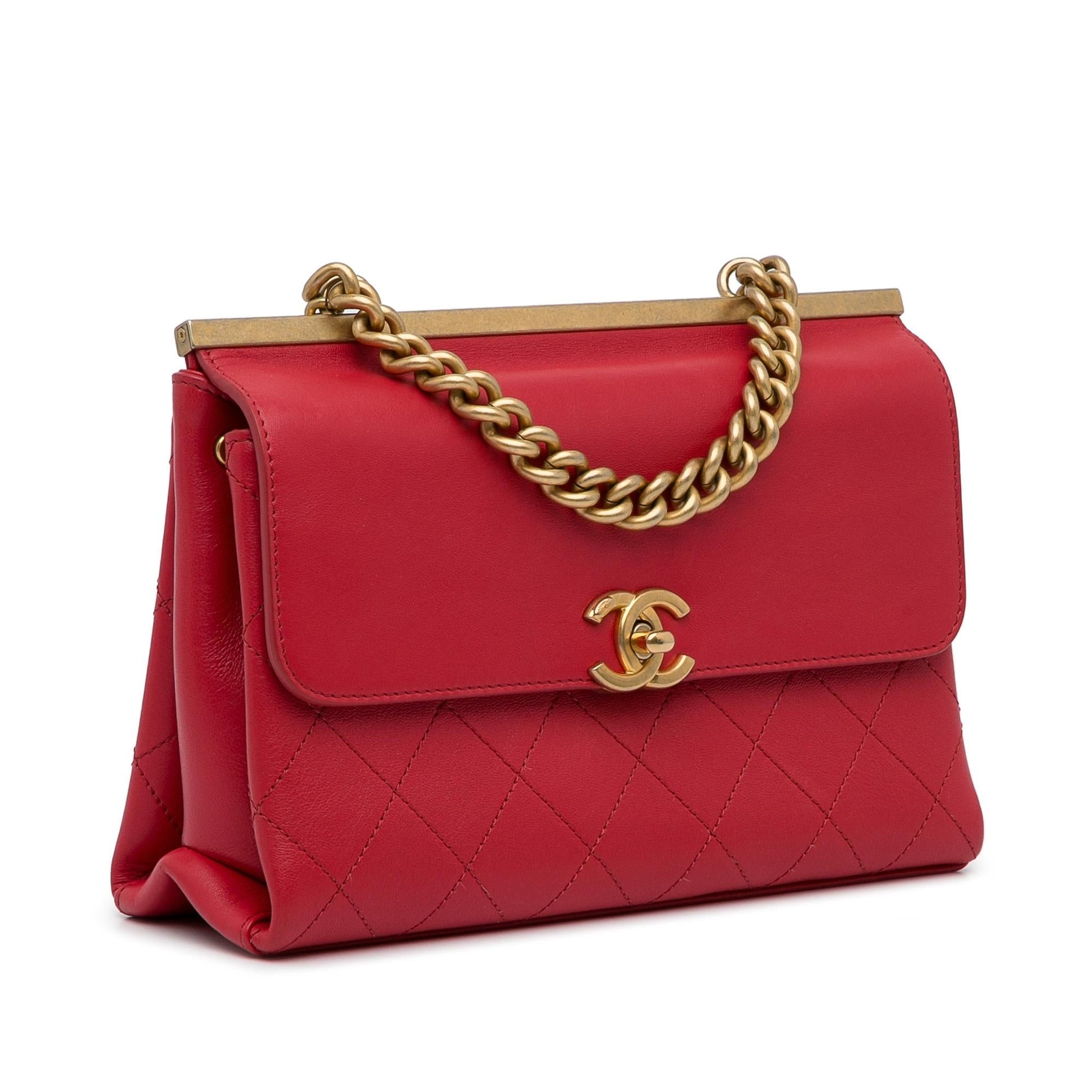 Chanel Coco Luxe Flap Satchel SHG-1DtvPd Small Satchel Bag