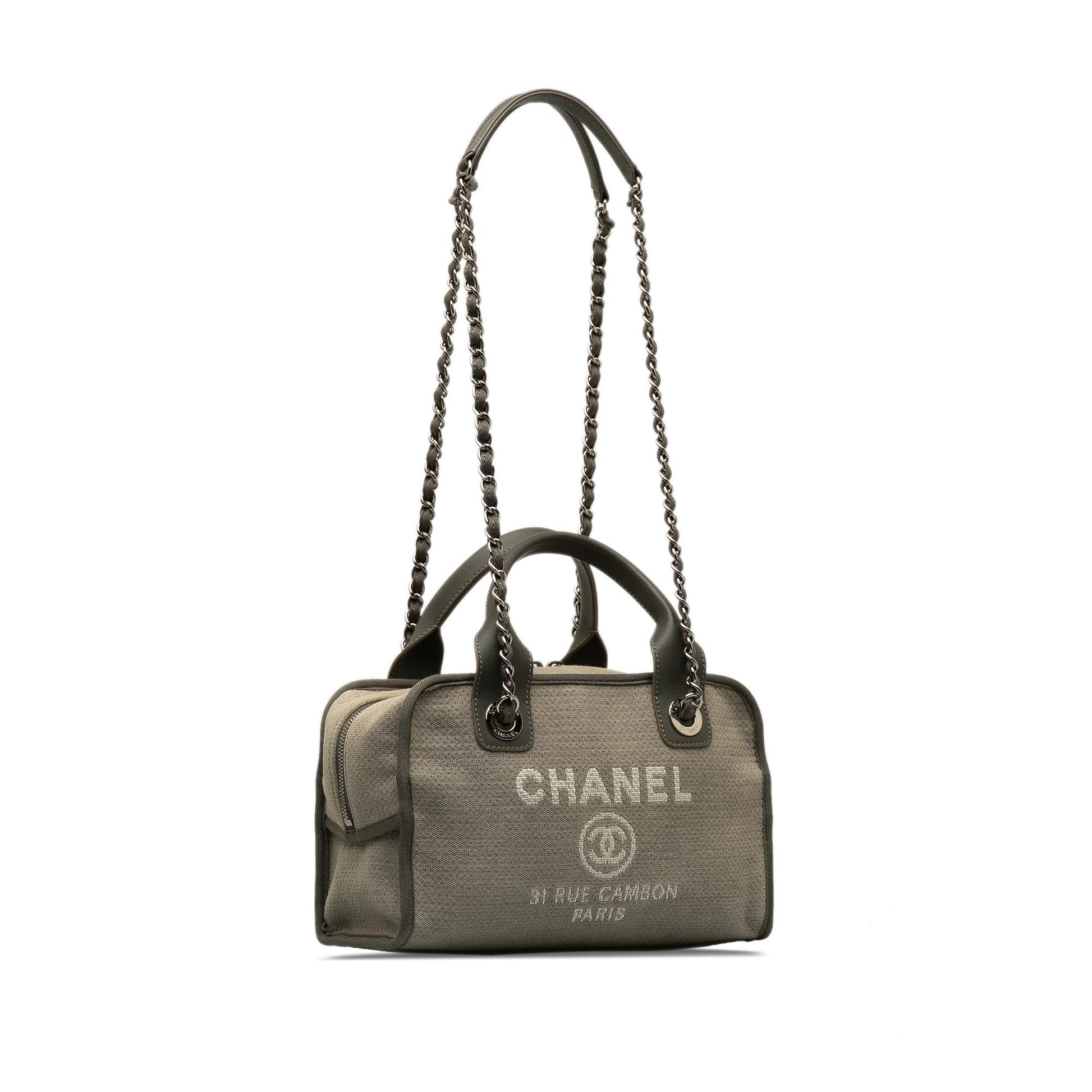 Chanel Deauville Bowling Satchel SHG-14IzyR Small Satchel Bag