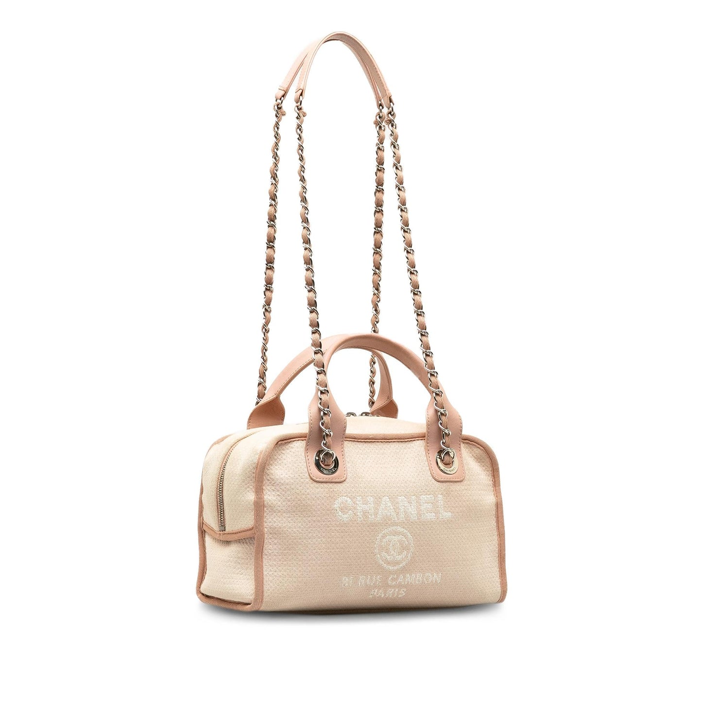 Chanel Deauville Bowling Satchel Small Satchel Bag
