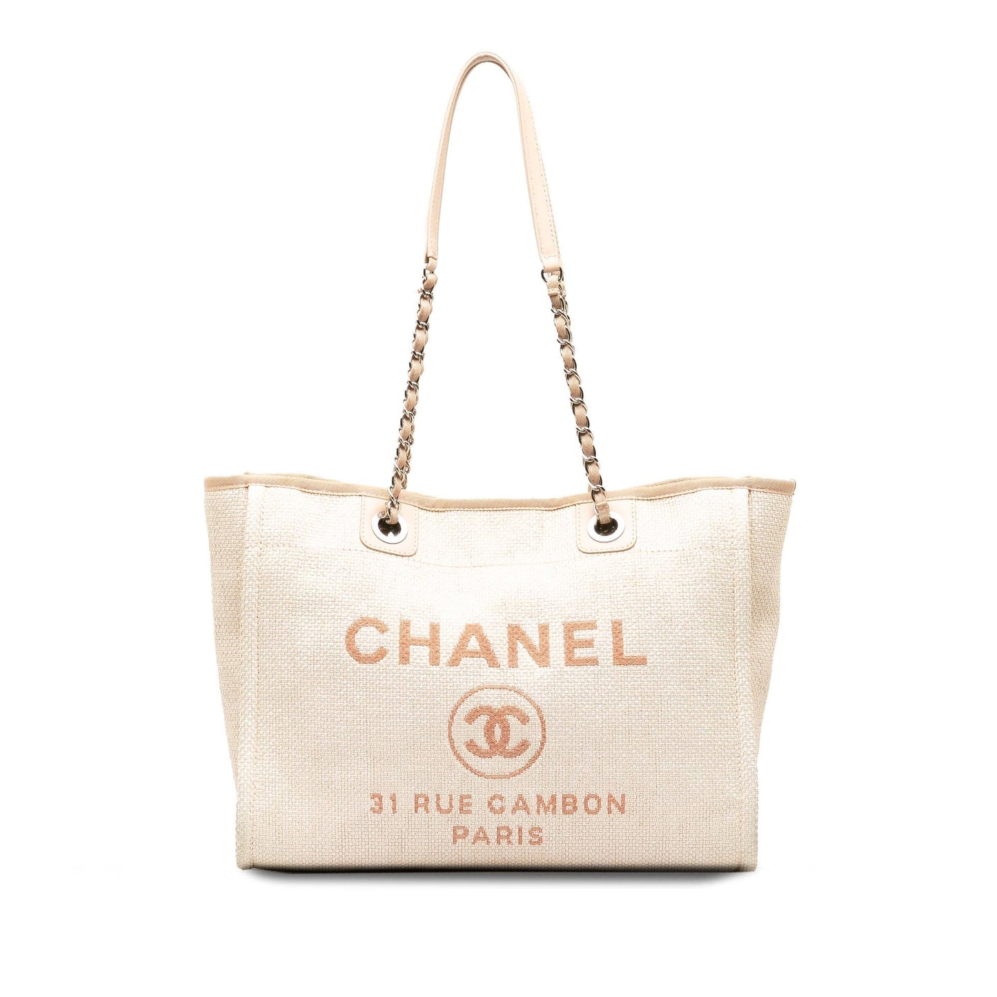 Chanel Deauville SHG-PwaxUa Small Tote Bag