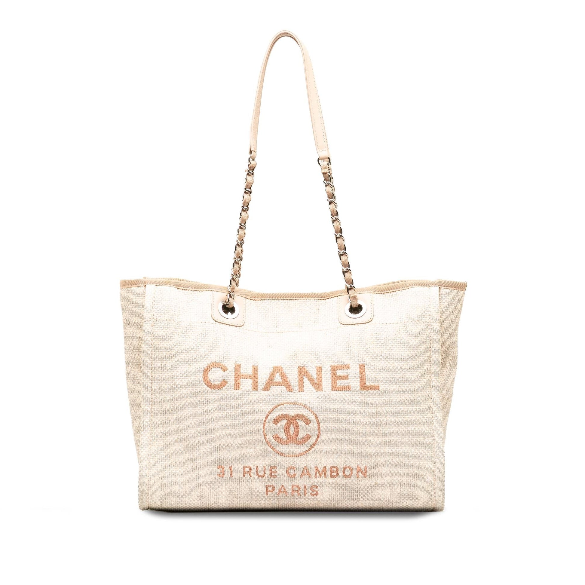 Chanel Deauville SHG-PwaxUa Small Tote Bag