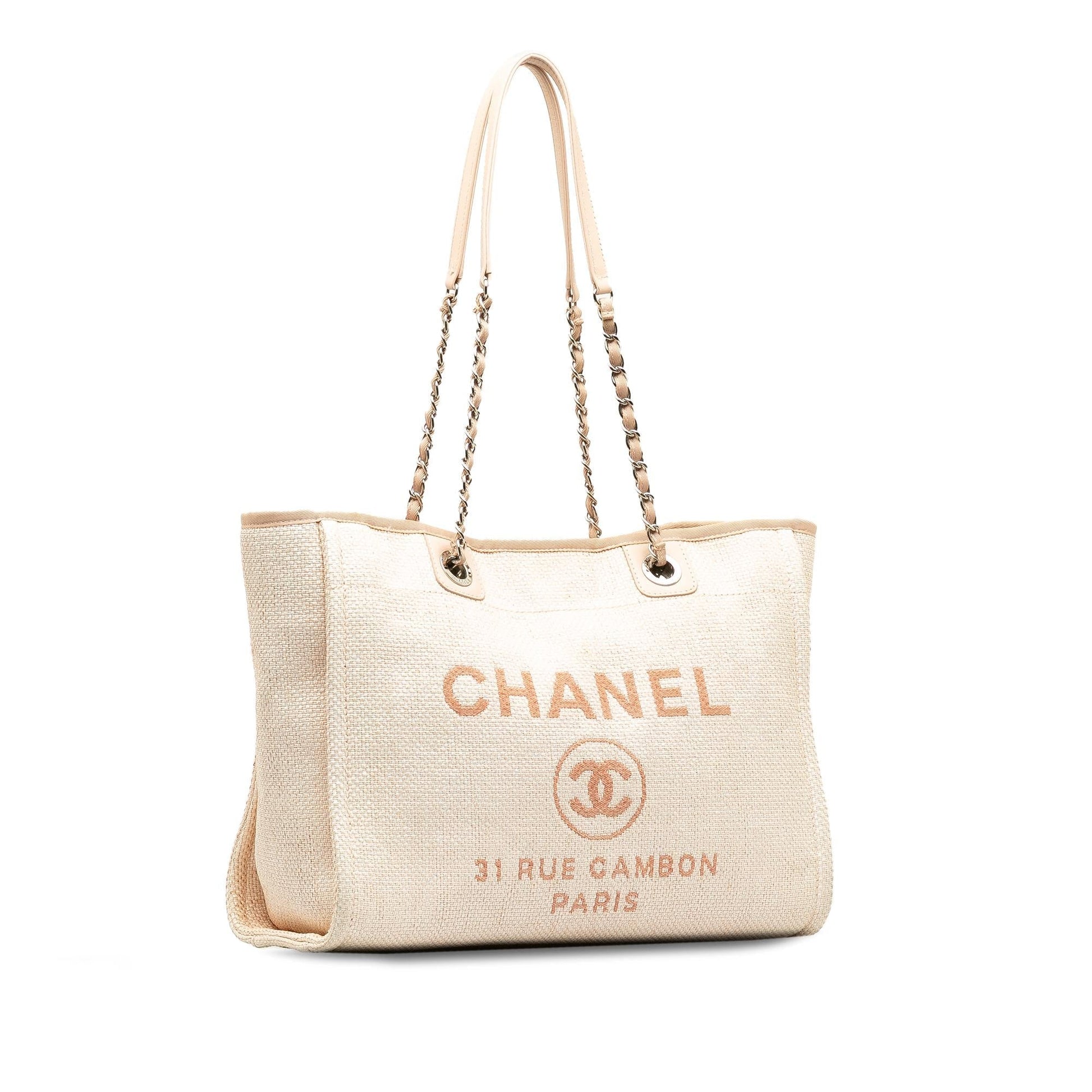 Chanel Deauville SHG-PwaxUa Small Tote Bag