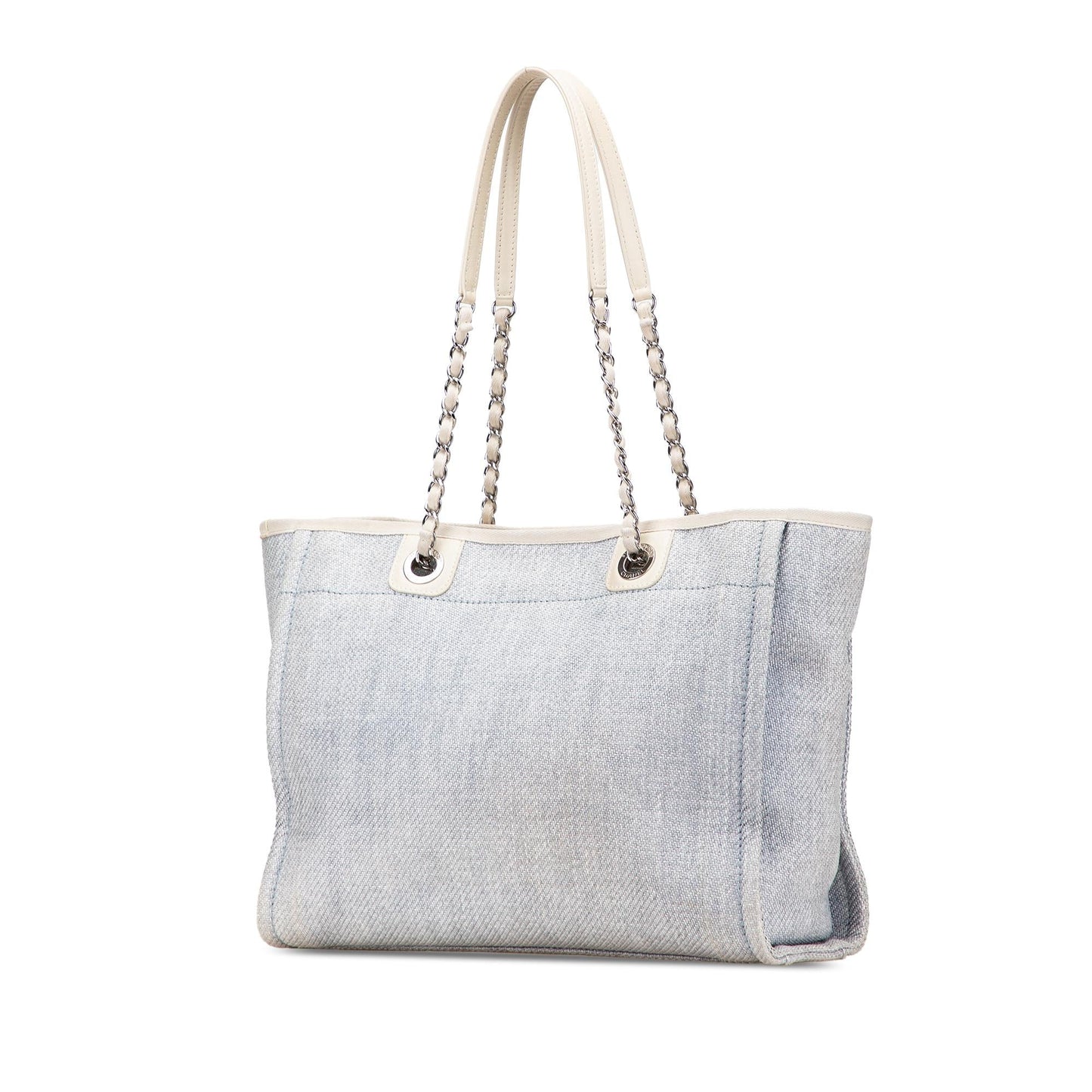 Chanel Denim Deauville Small Tote Bag