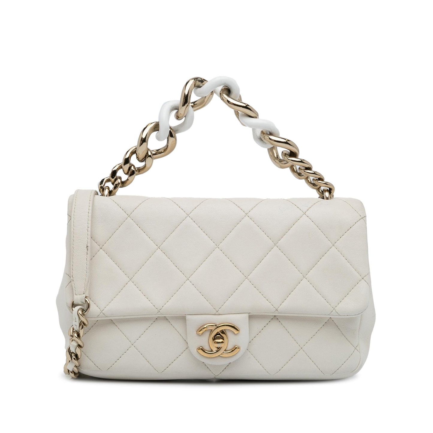 Chanel Elegant Single Flap Small Handbag