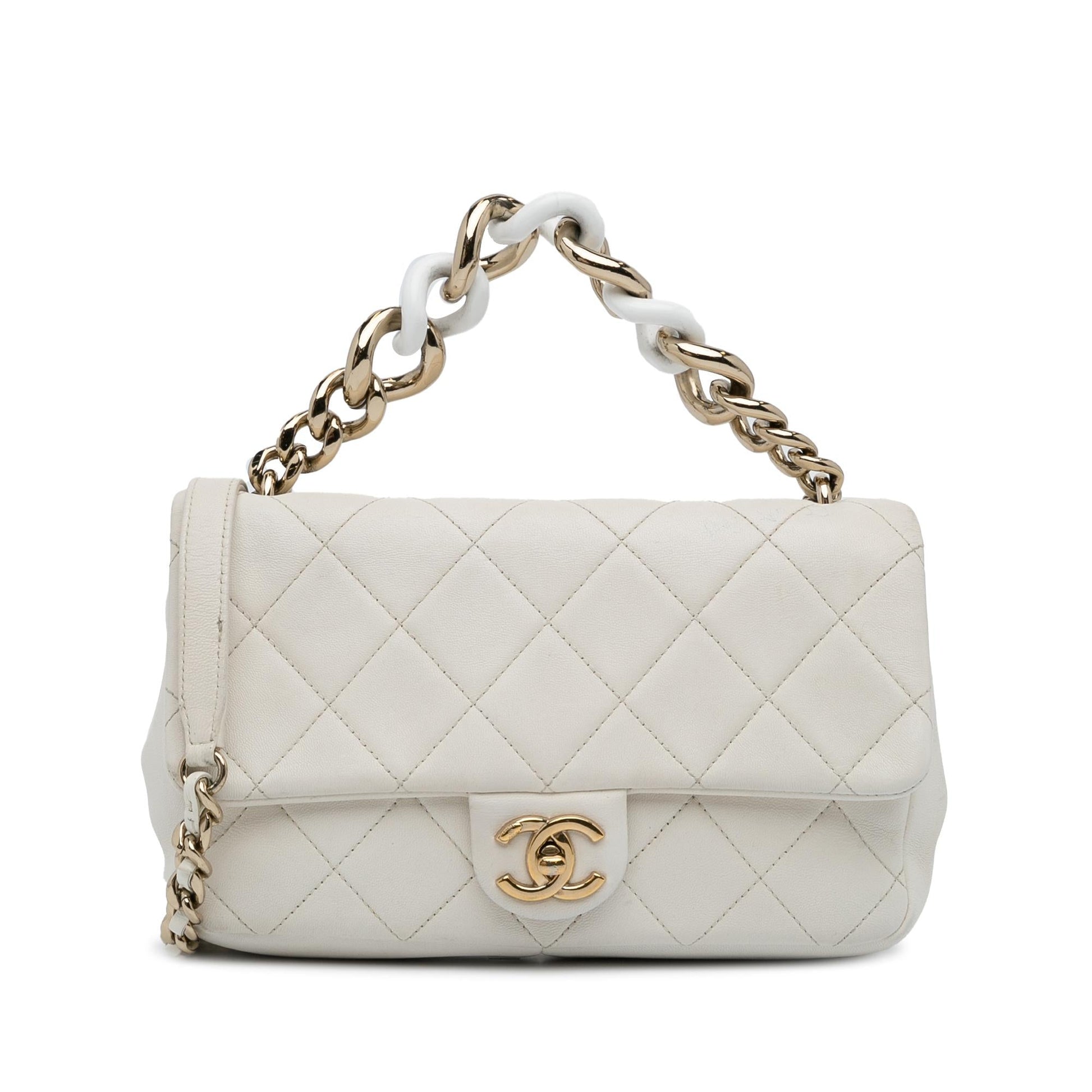 Chanel Elegant Single Flap Small Handbag