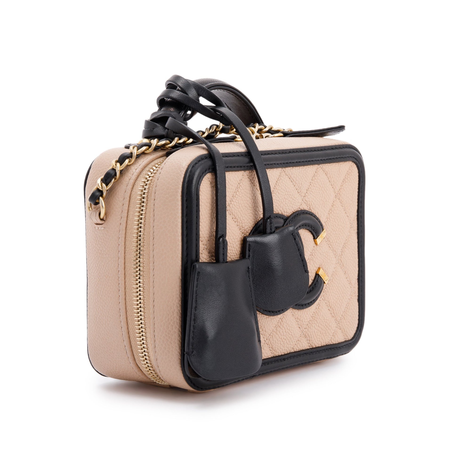 Chanel Filigree Vanity Travel Bag