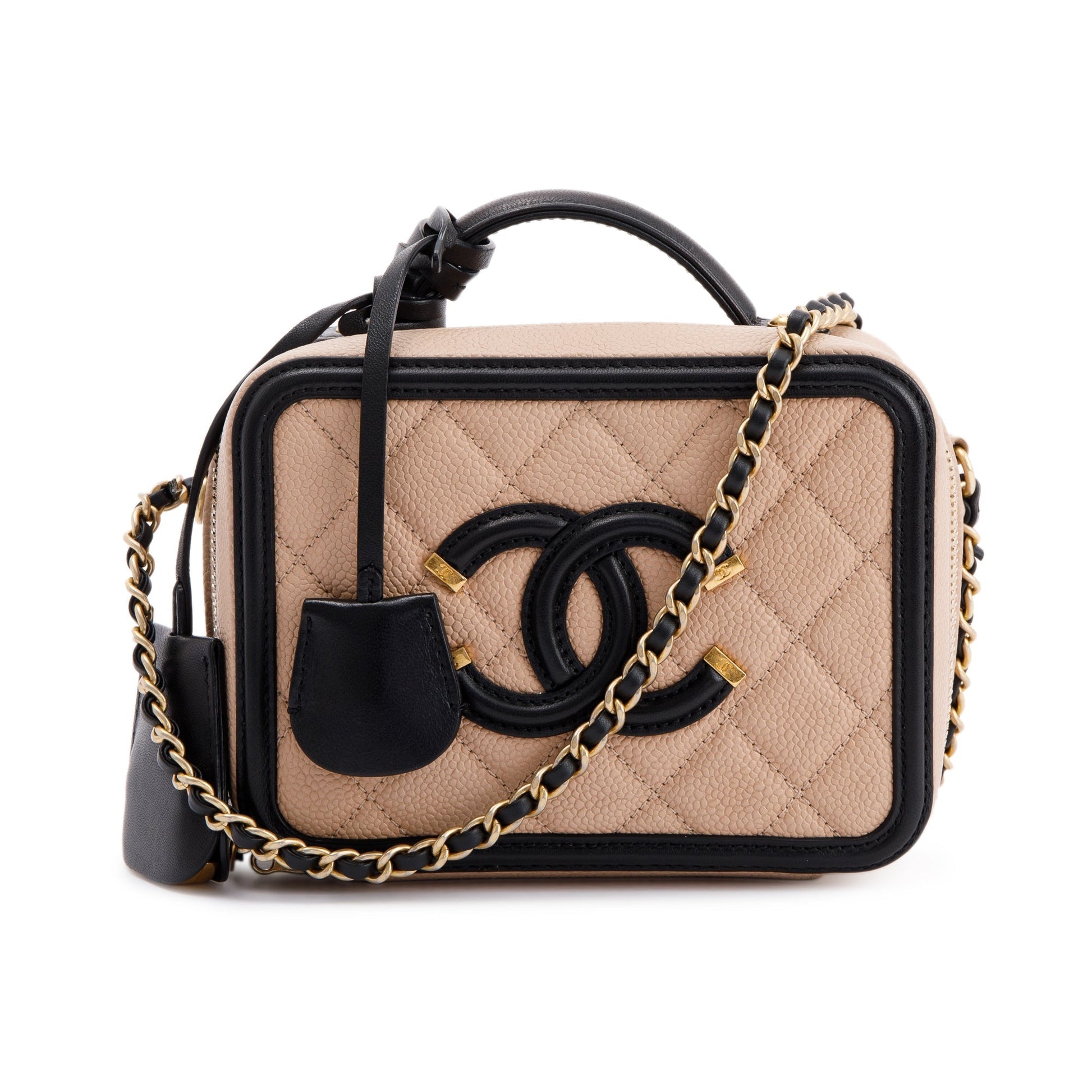 Chanel Filigree Vanity Travel Bag
