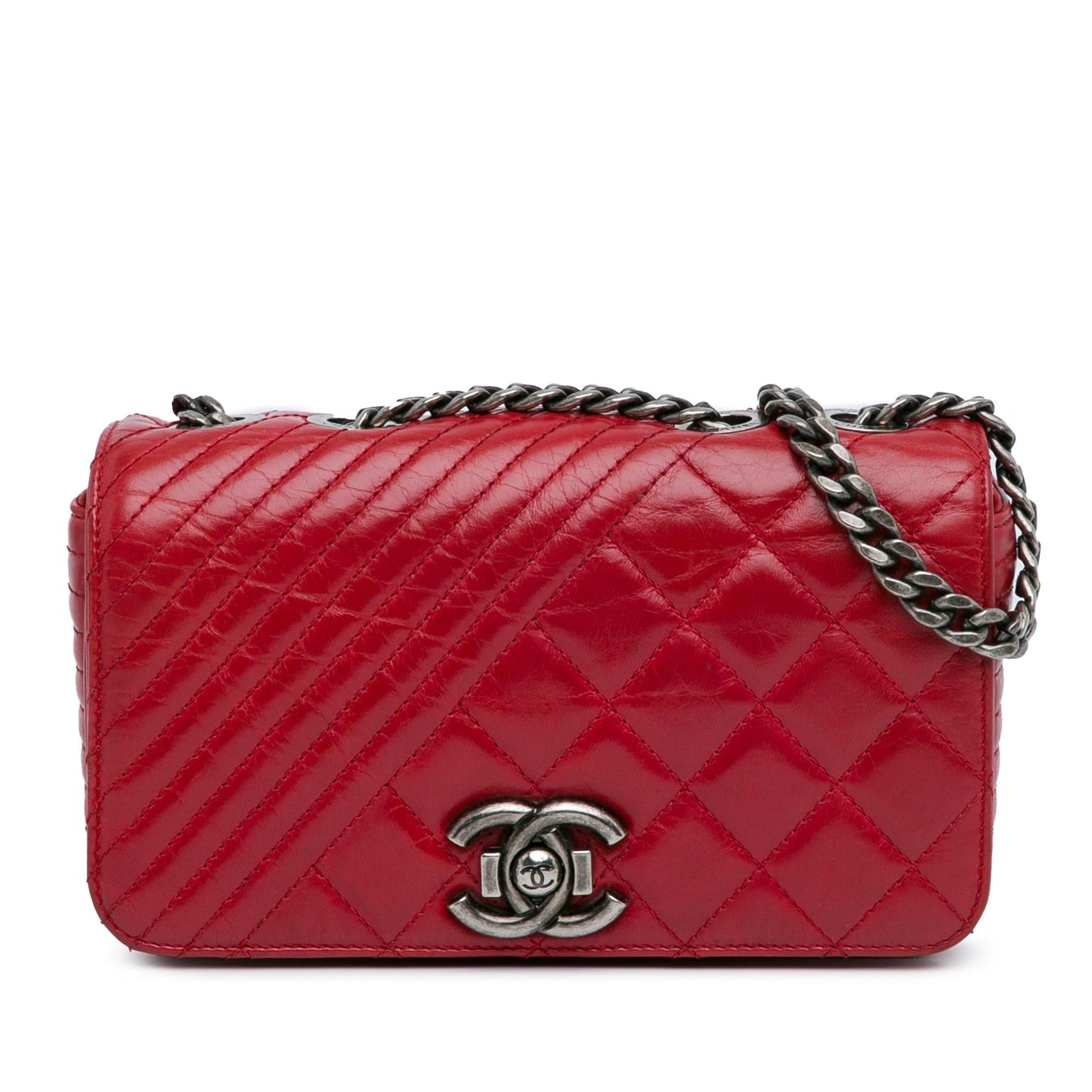 Chanel Glazed Calfskin Coco Boy Flap SHG-1nxK54 Small Handbag