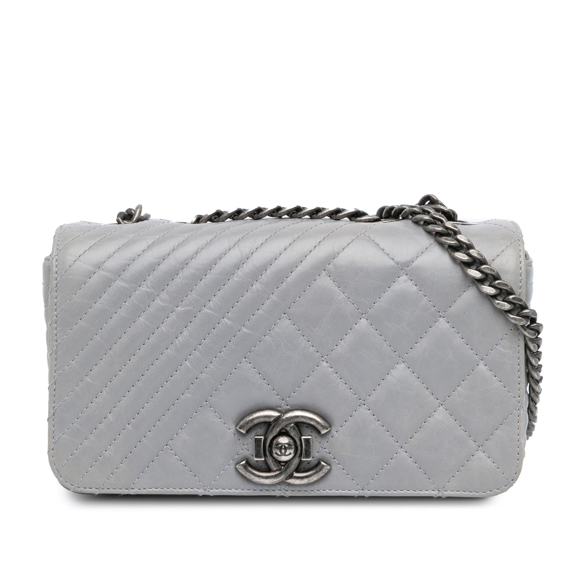 Chanel Small Glazed Calfskin Coco Boy Flap Bag