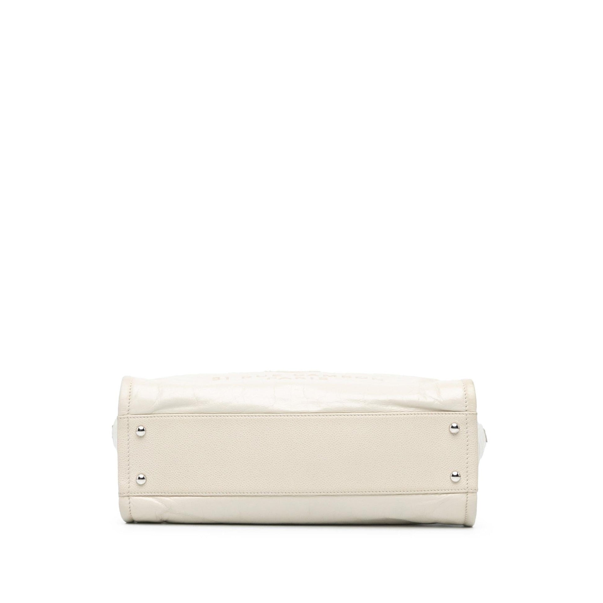 Chanel Glazed Calfskin Deauville Small Tote Bag