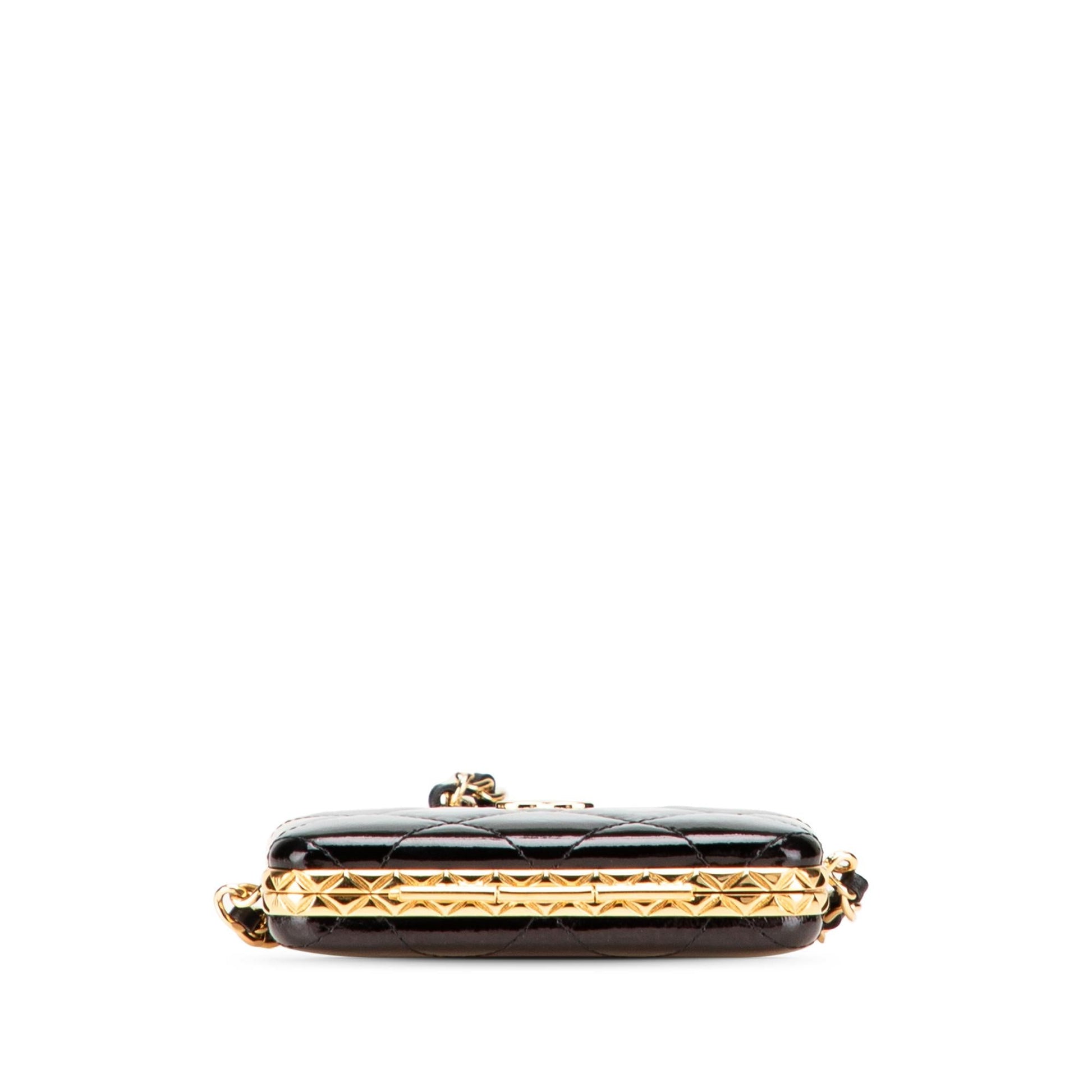 Chanel Glazed Goatskin Box Small Handbag