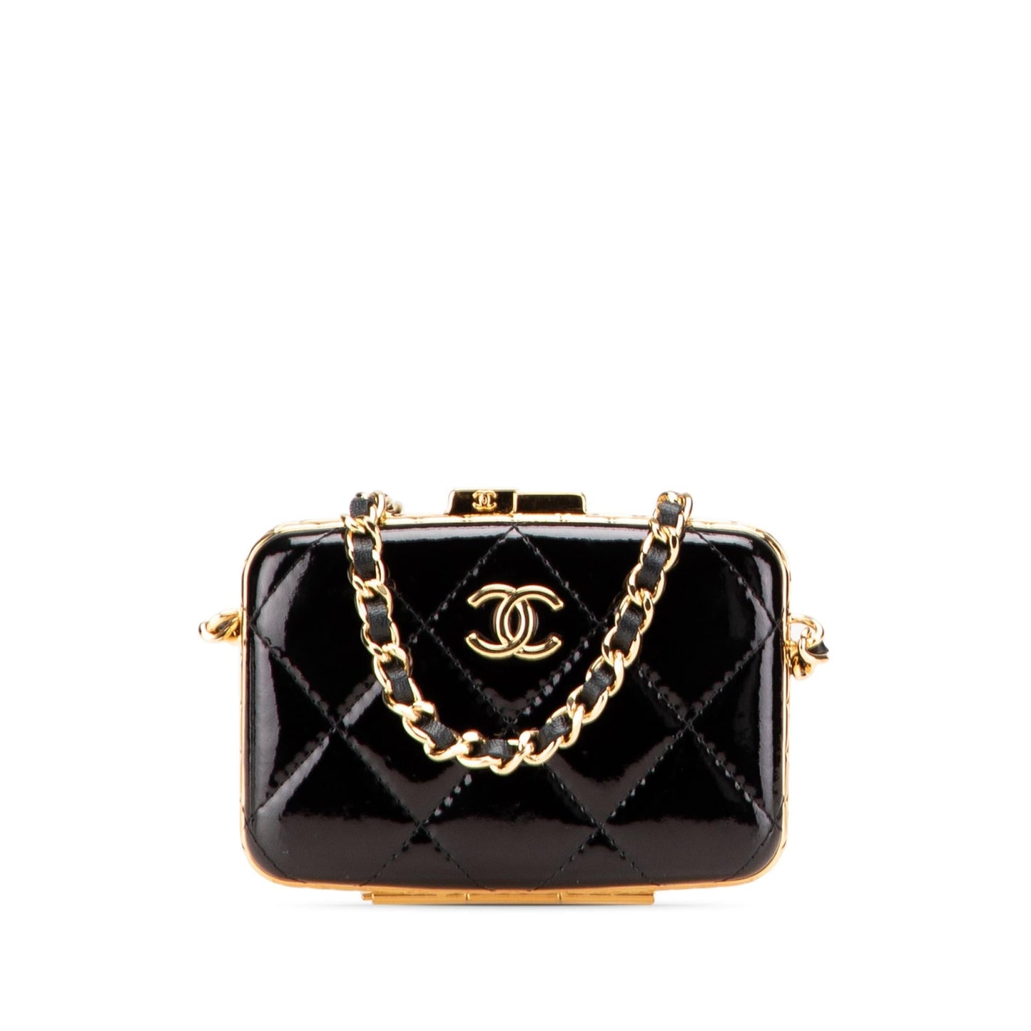 Chanel Glazed Goatskin Box Small Handbag