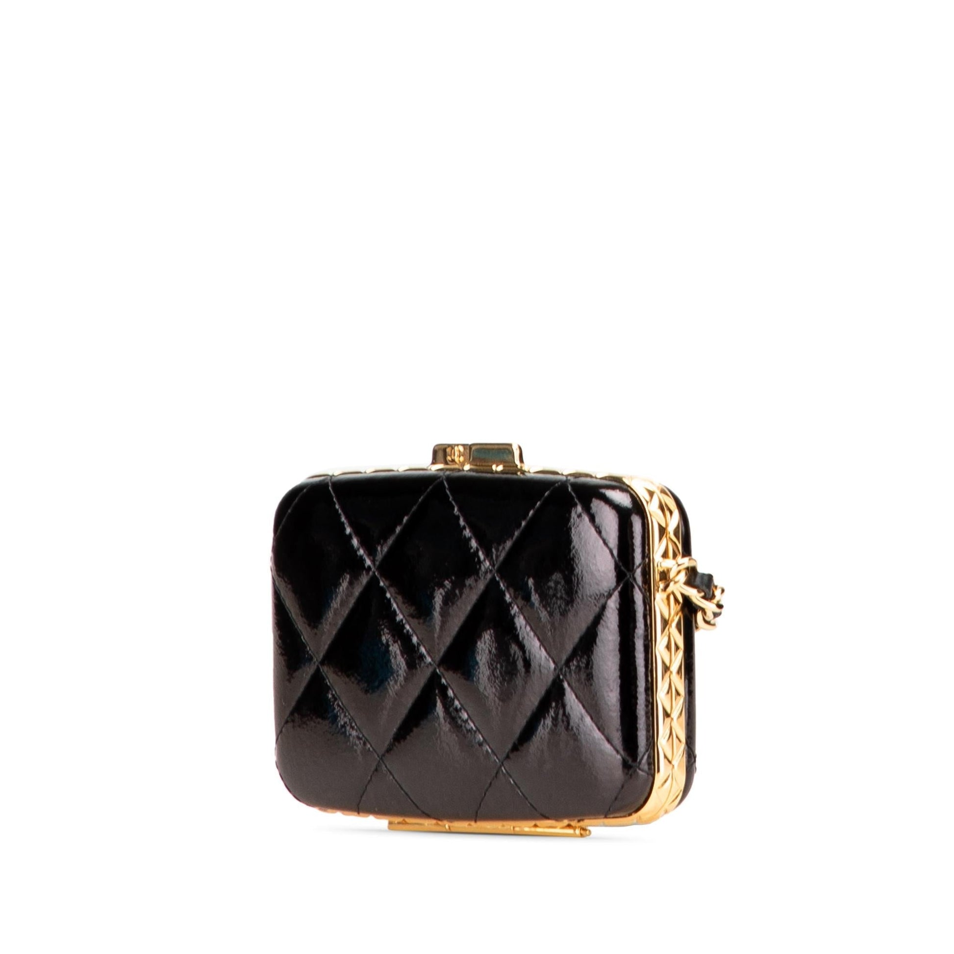 Chanel Glazed Goatskin Box Small Handbag