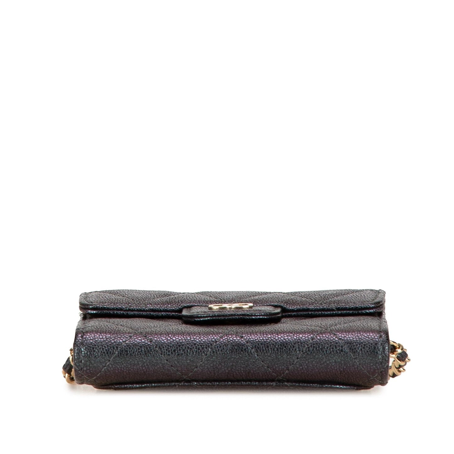Chanel Iridescent Caviar Single Flap Small Handbag