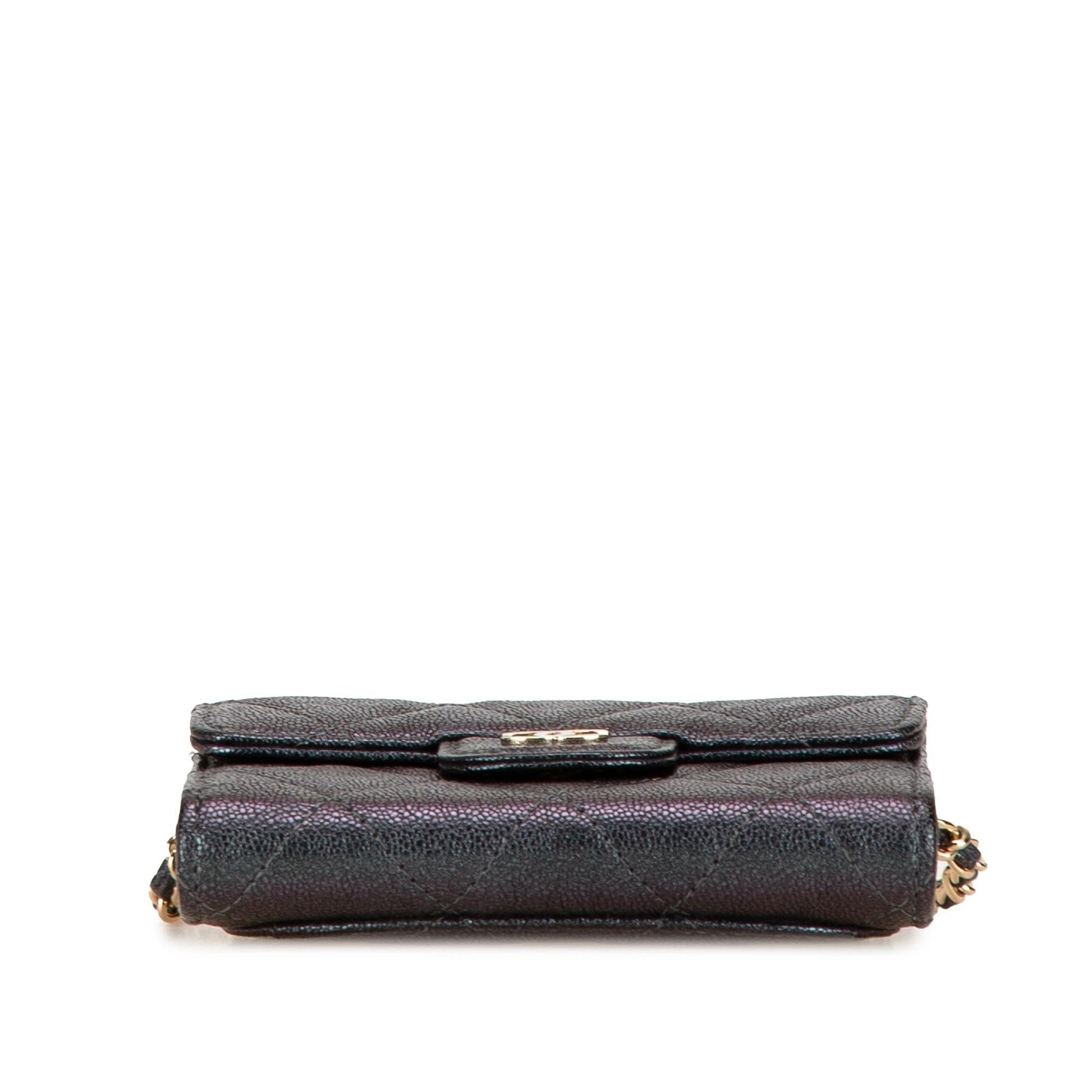 Chanel Iridescent Caviar Single Flap Small Handbag