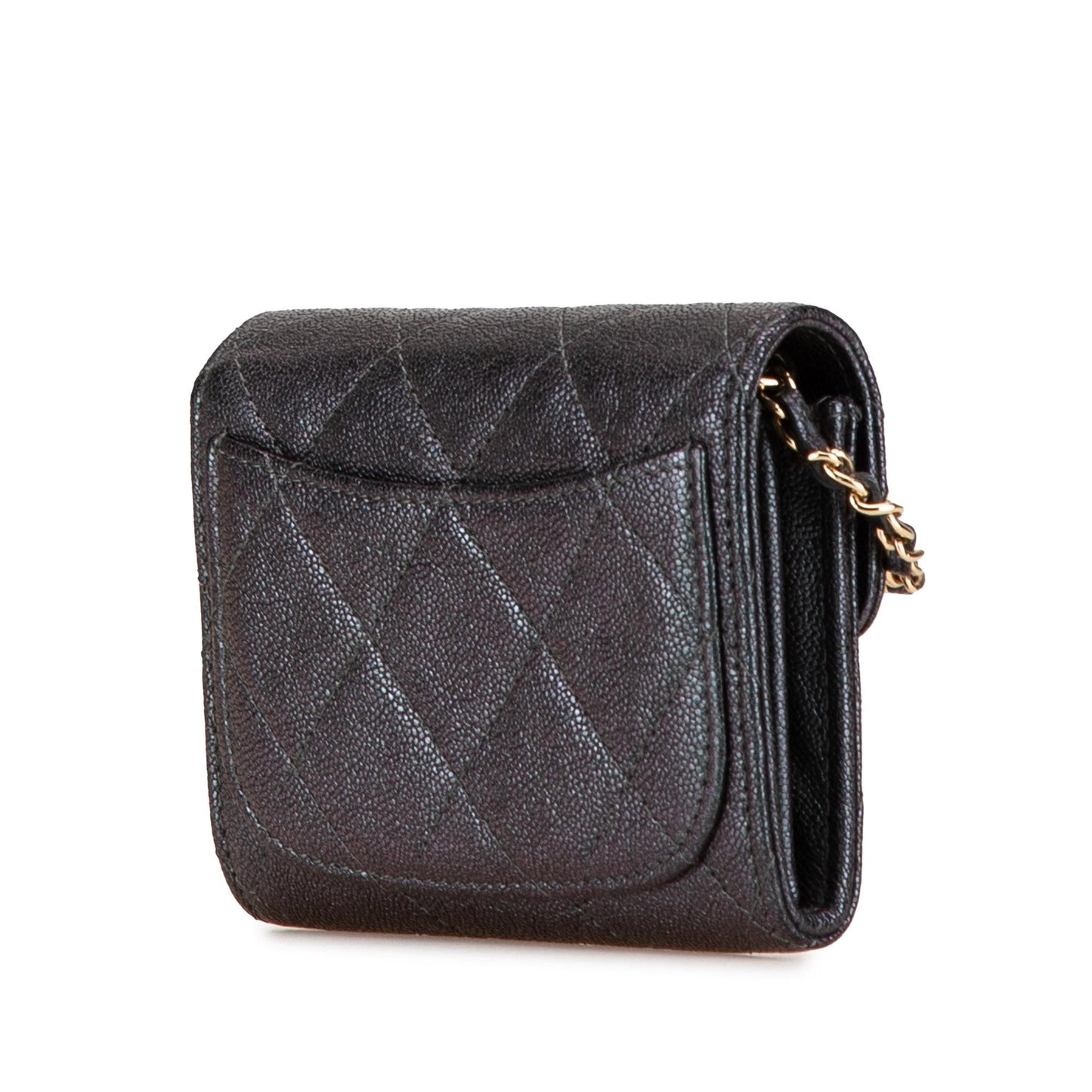 Chanel Iridescent Caviar Single Flap Small Handbag
