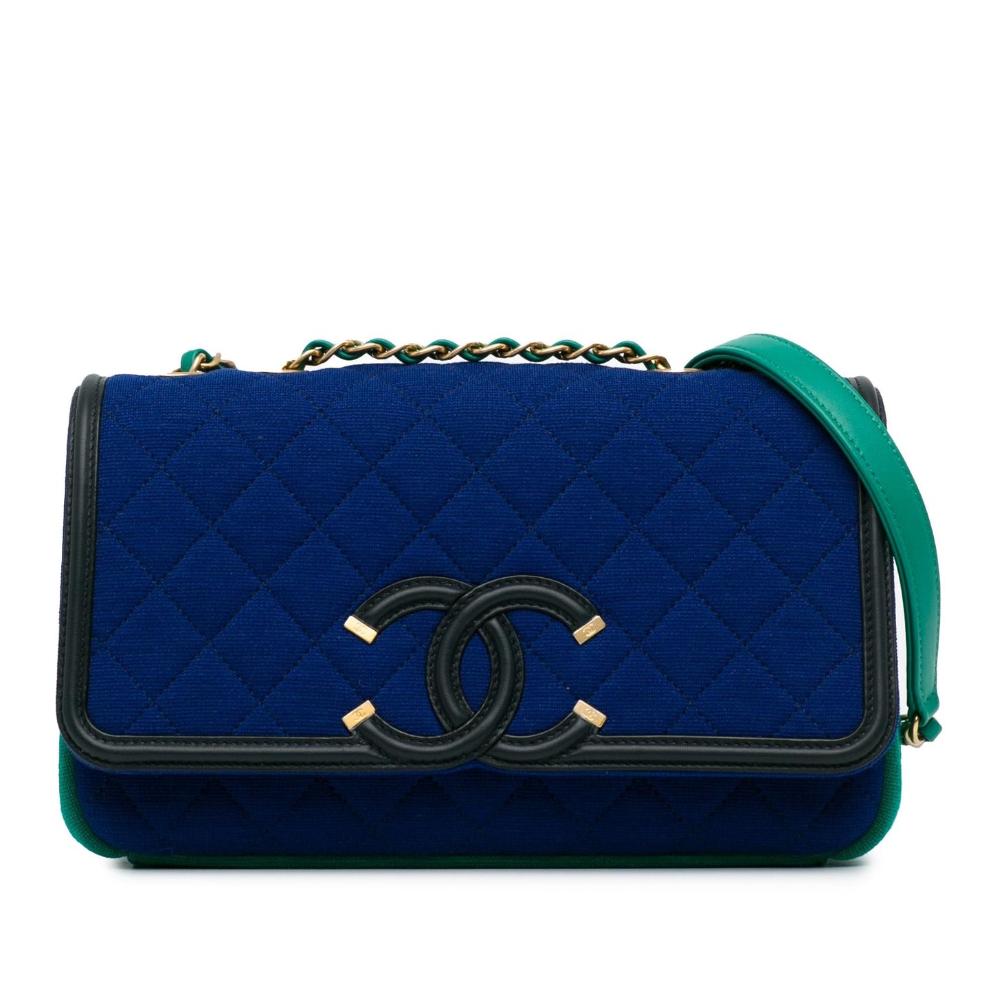 Chanel Small Jersey Cc Filigree Flap (Shg-C5Awaz) Bag