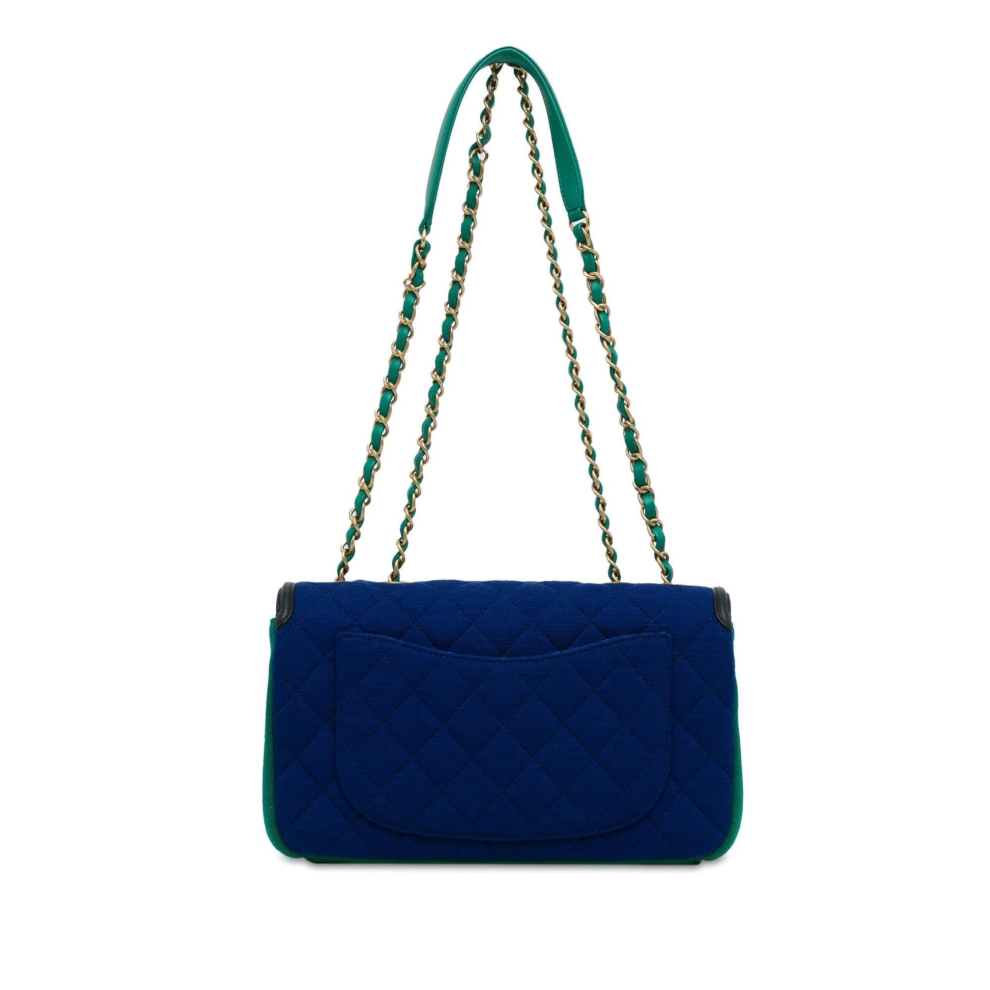 Chanel Small Jersey Cc Filigree Flap (Shg-Lq18V3) Bag