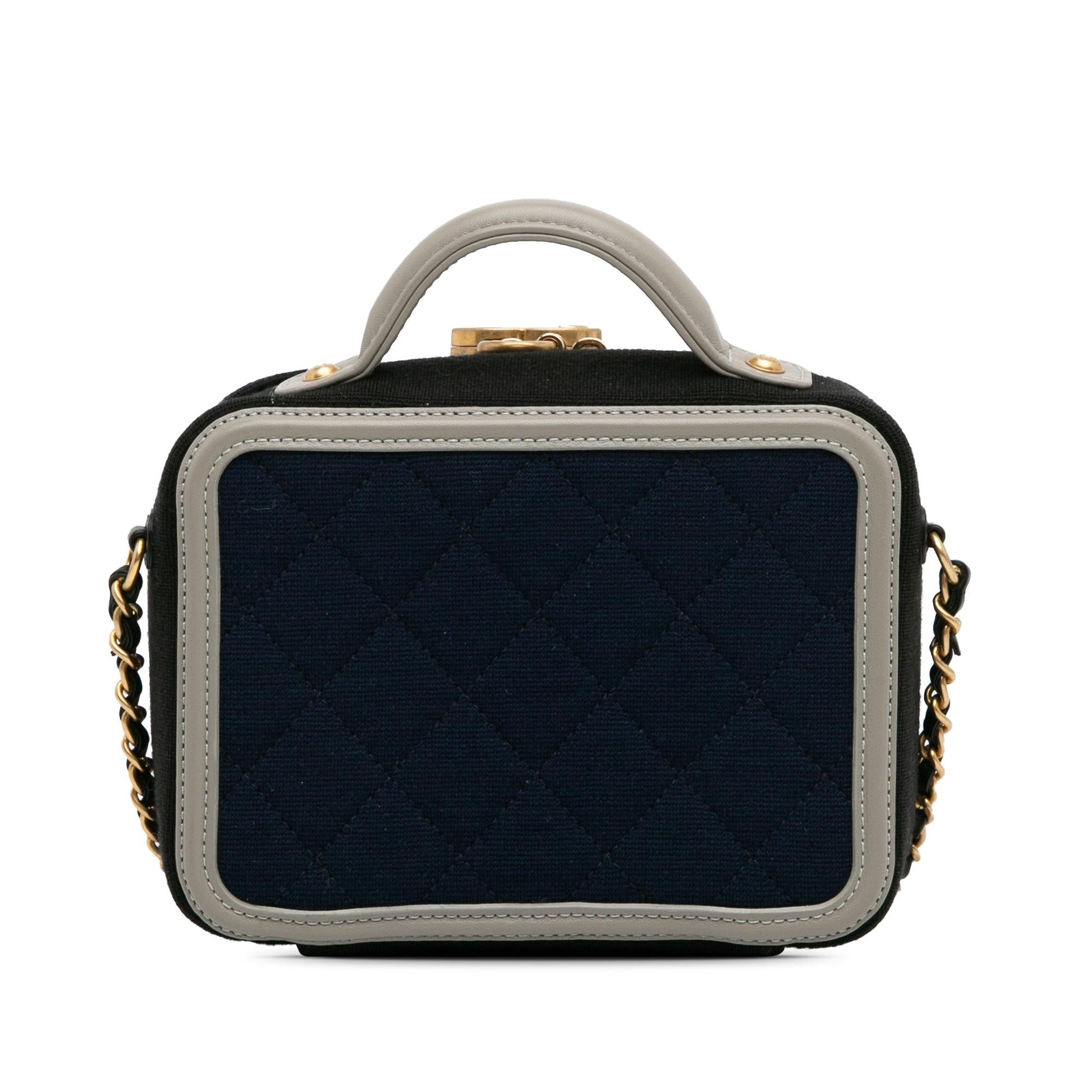 Chanel Jersey CC Filigree Vanity SHG-BKQMVd Small Handbag