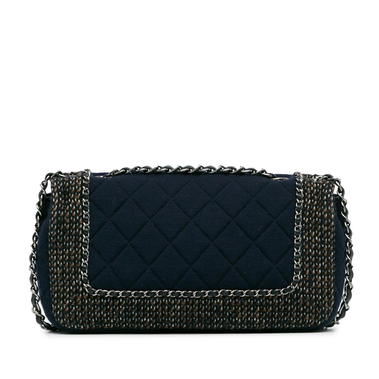 Chanel Small Jersey Tweed Flap Bag