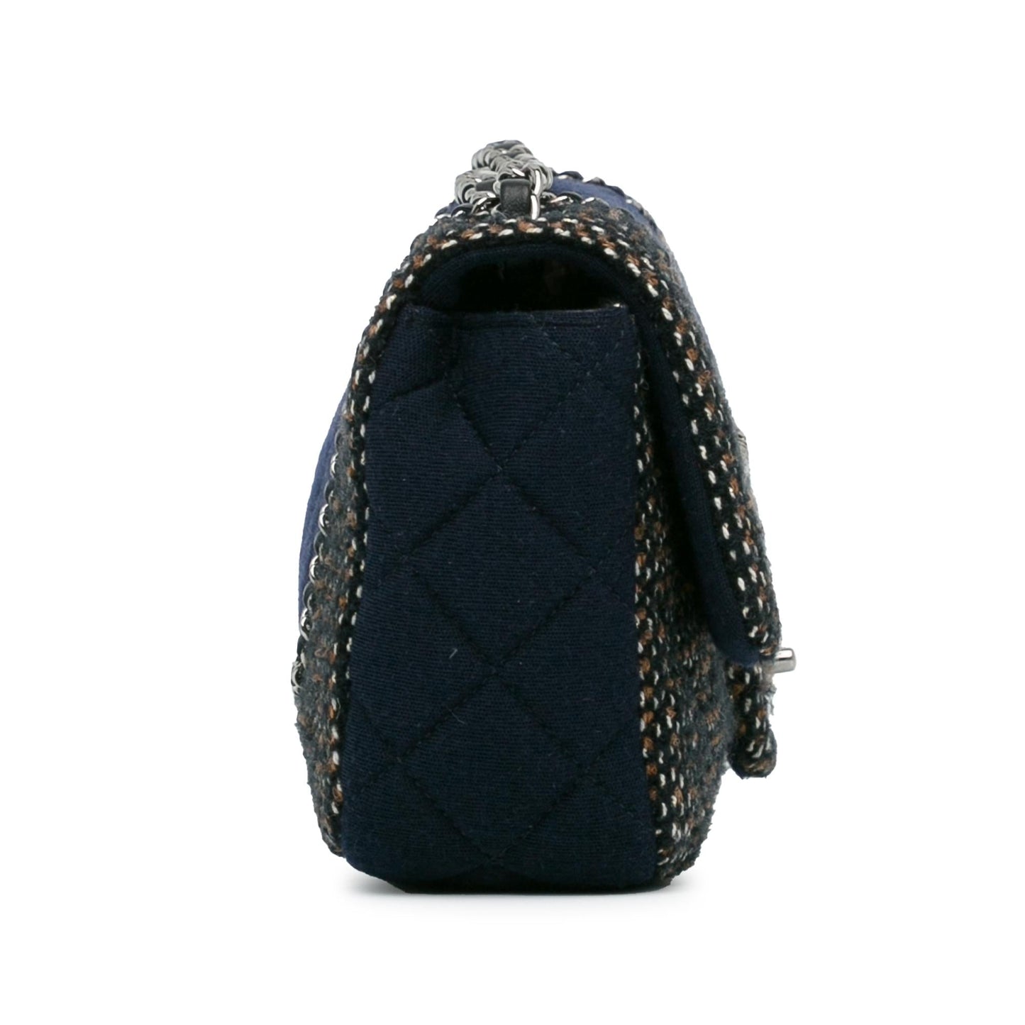 Chanel Jersey Tweed Flap Small Handbag Flap 1