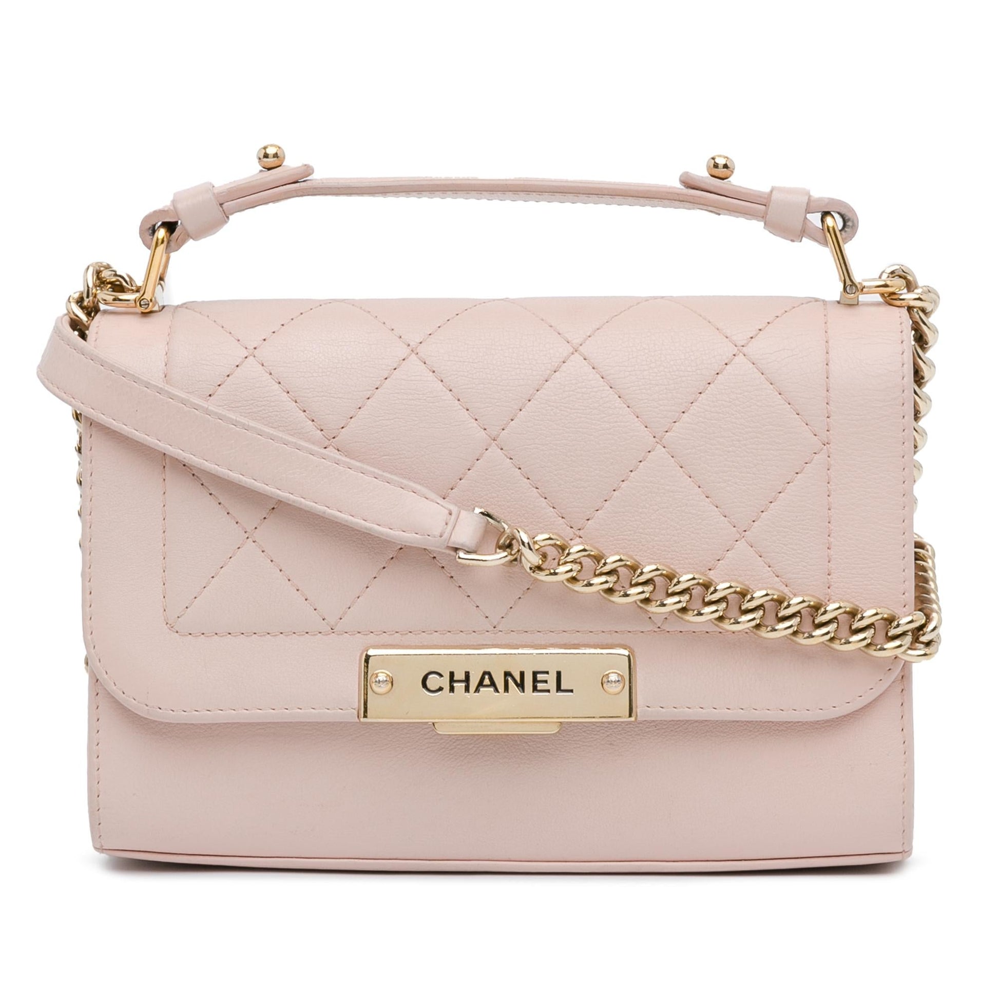 Chanel Label Click Flap SHG-QnR6V5 Small Handbag