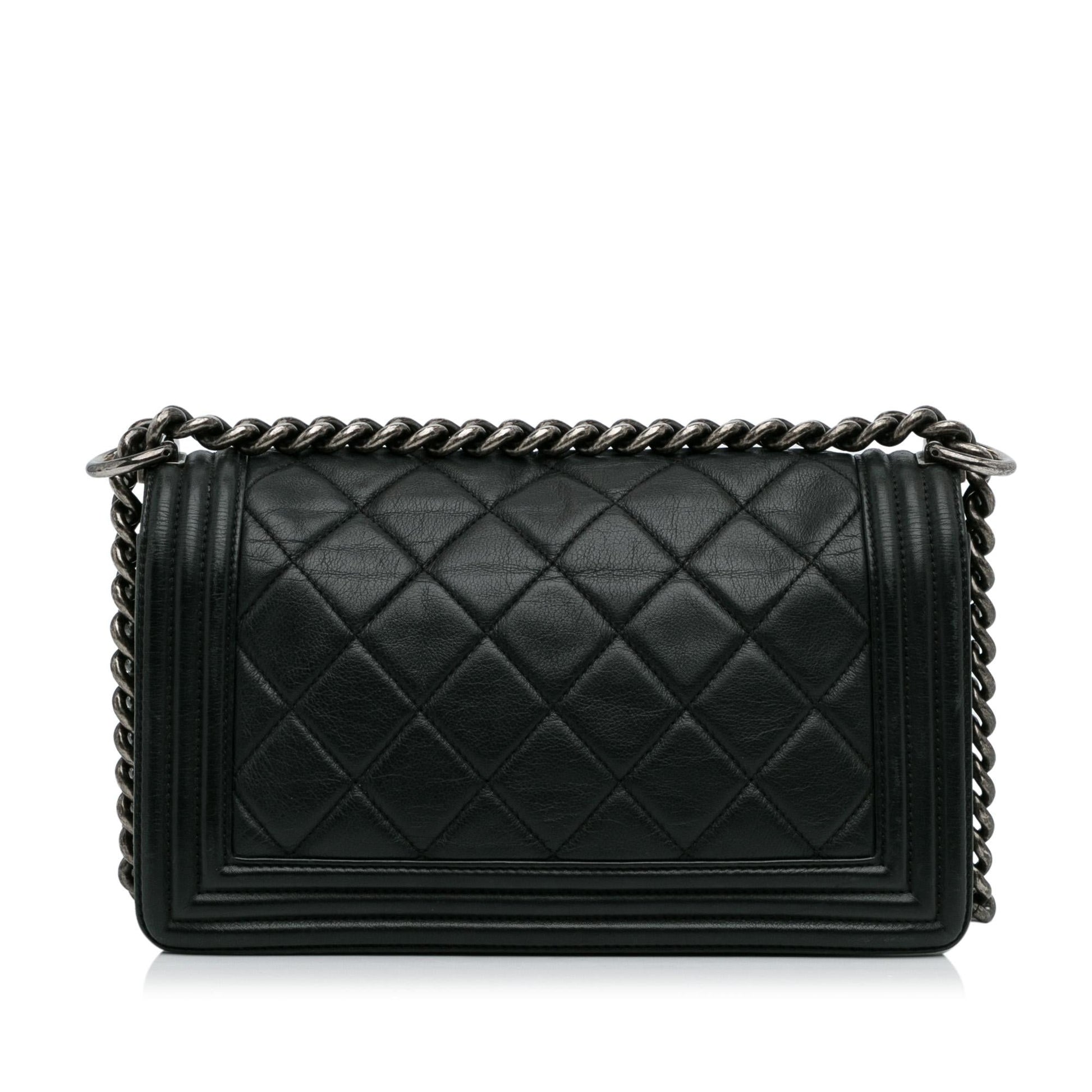 Chanel Lambskin Boy Flap SHG-kO989R Small Handbag