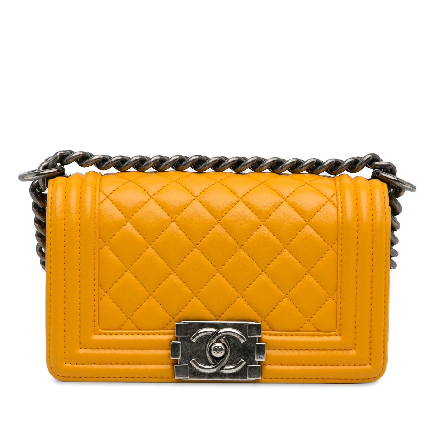 Chanel Small Lambskin Boy Flap (Shg-Tzclip) Bag