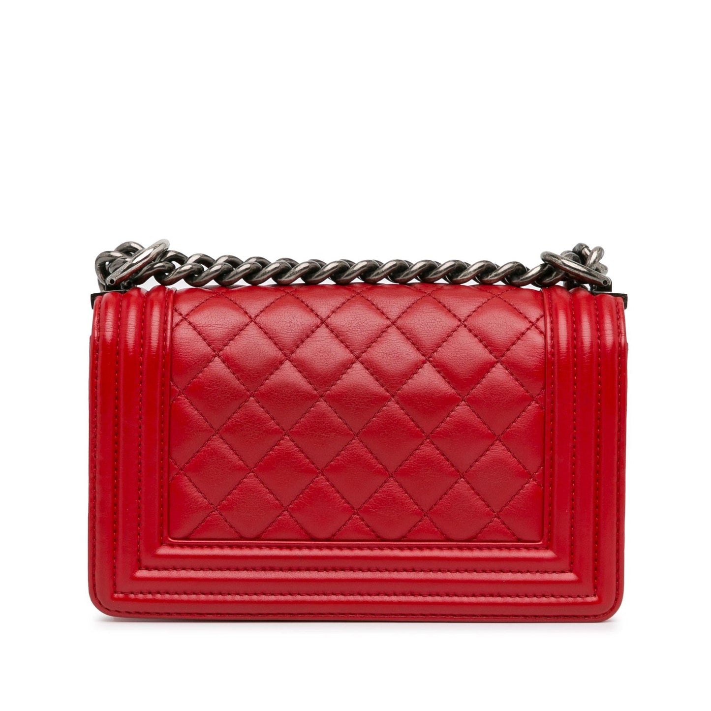 Chanel Lambskin Boy Flap SHG-ARfIAX Small Handbag