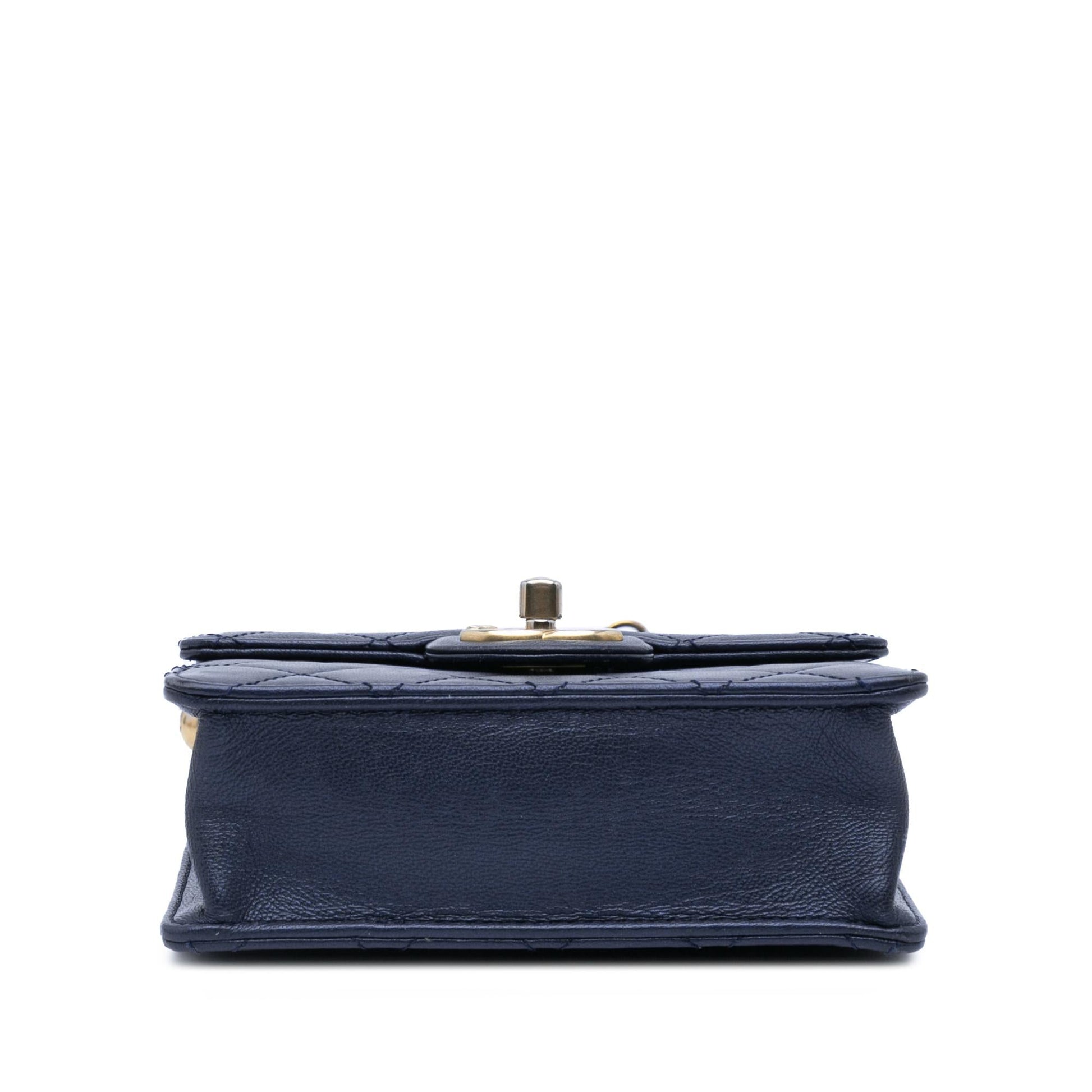 Chanel Lambskin Chic Pearls Flap Small Handbag Flap 1
