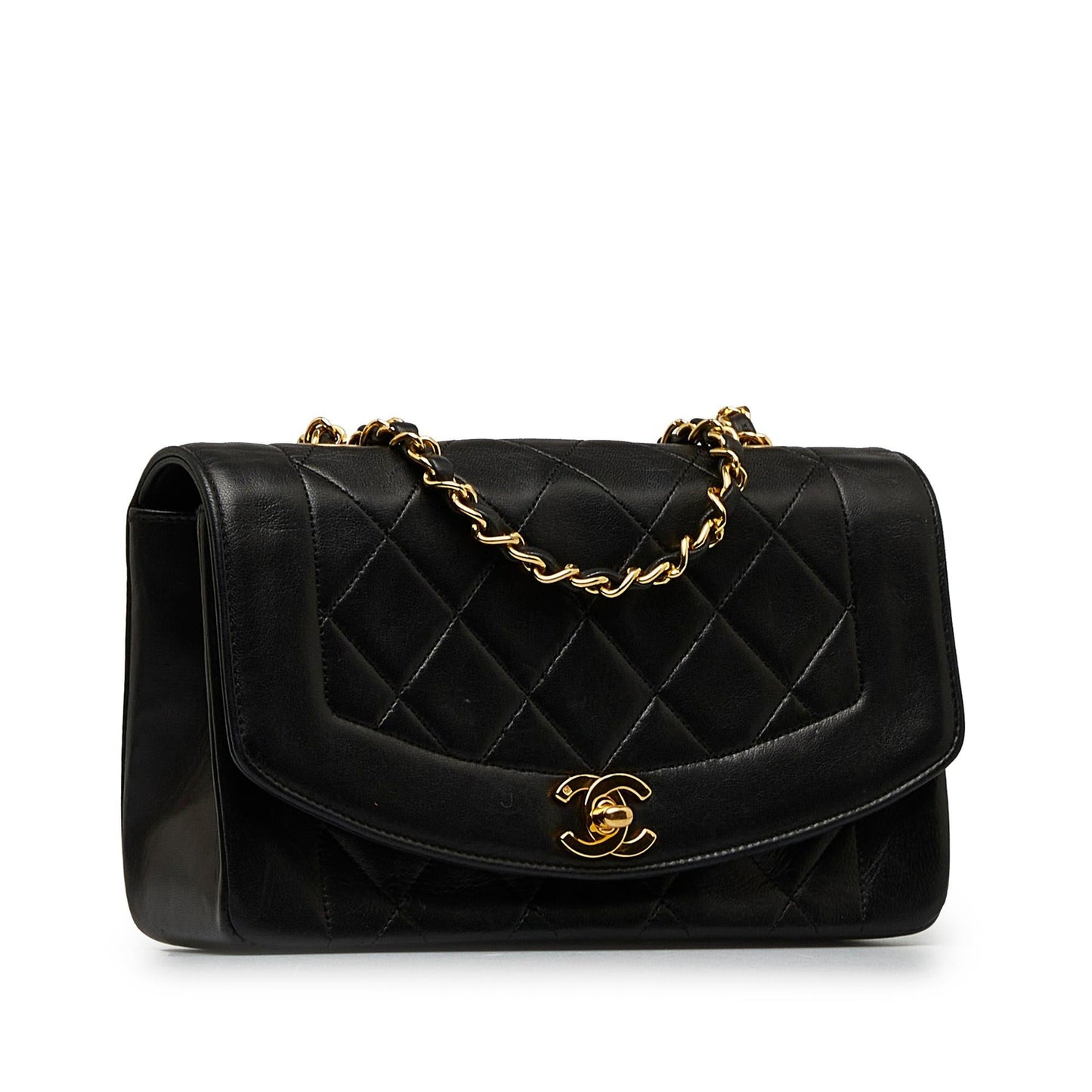 Chanel Lambskin Diana SHG-Qg8icT Small Handbag