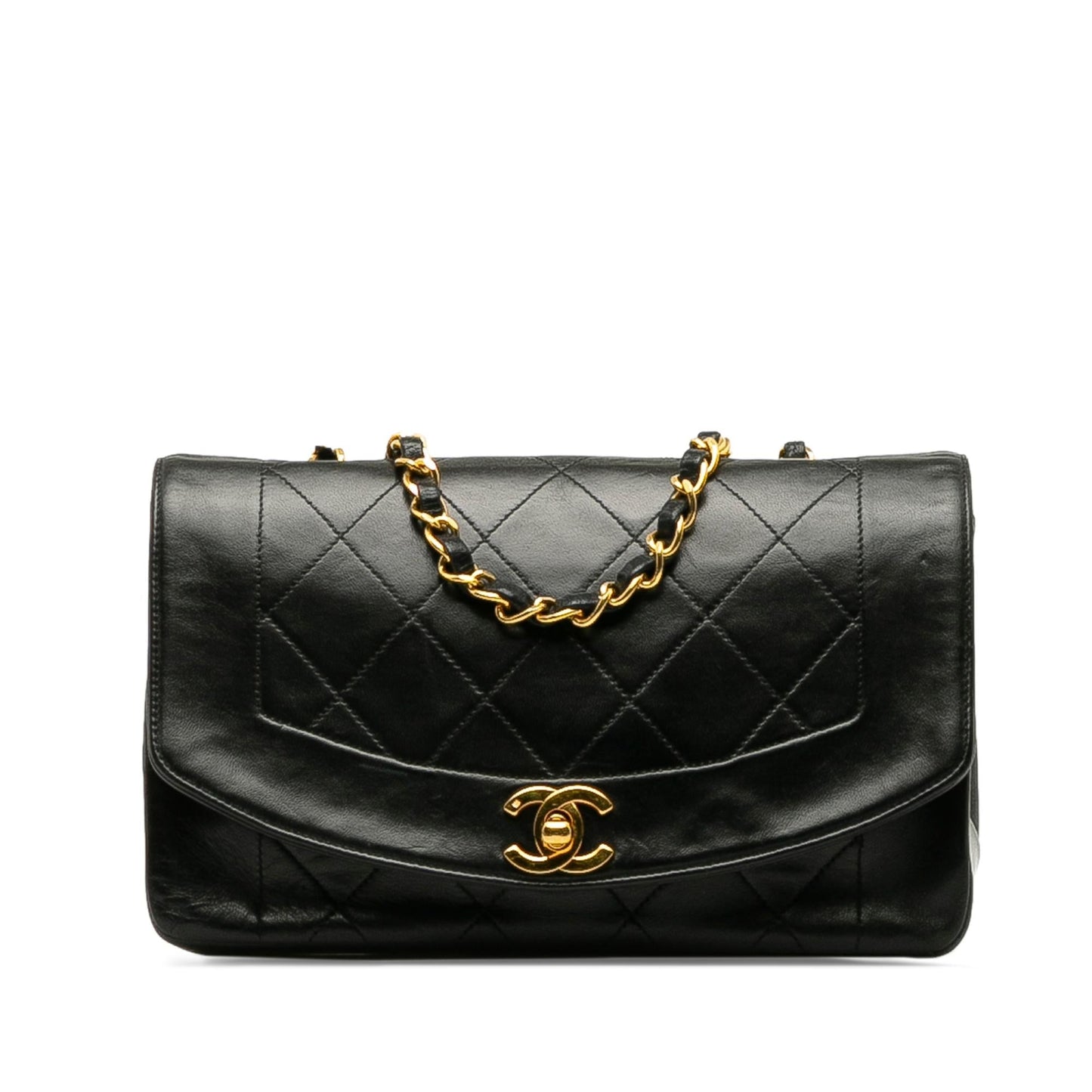 Chanel Lambskin Diana SHG-eN7gJW Small Handbag