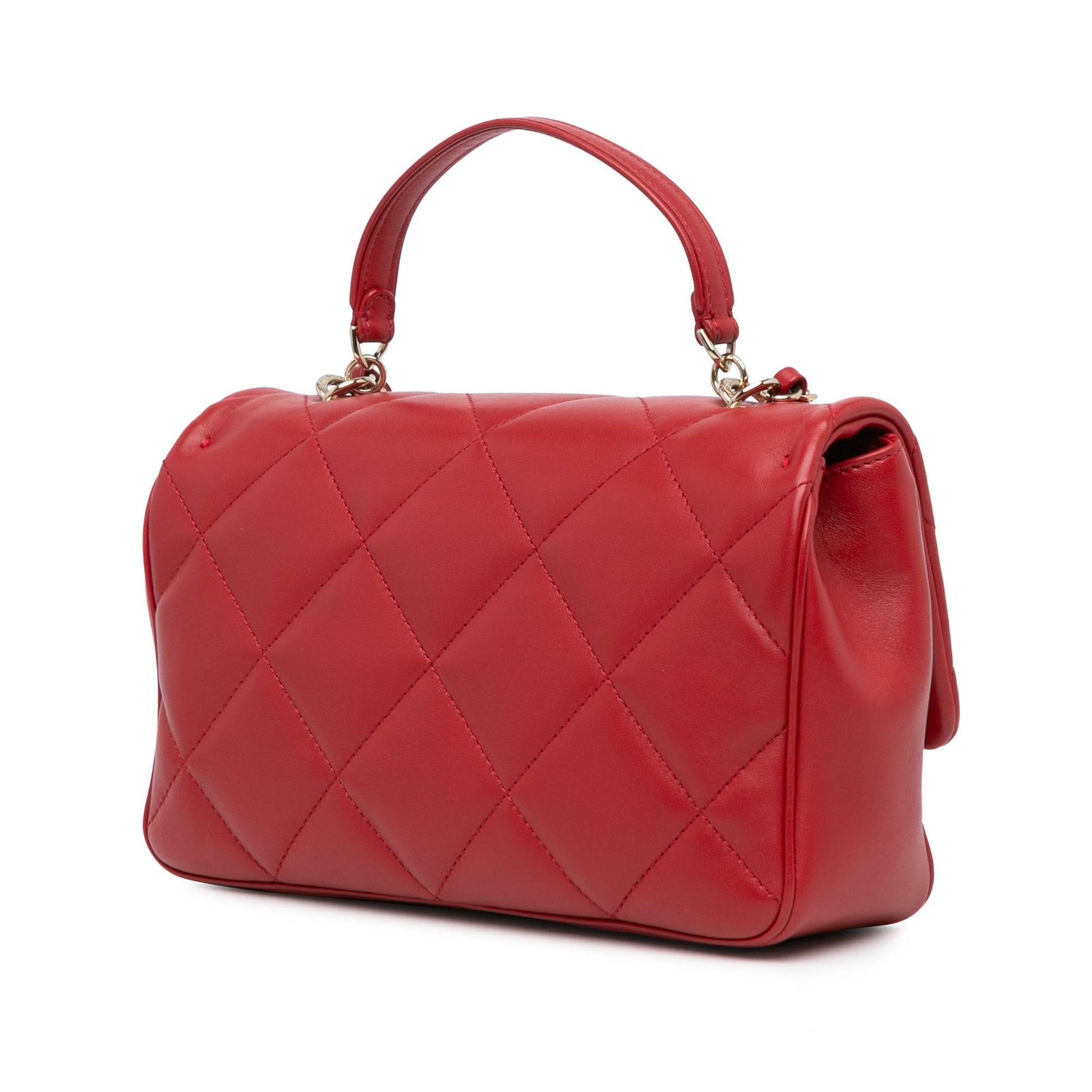 Chanel Lambskin Easy Carry Flap SHG-TT4XIm Small Handbag