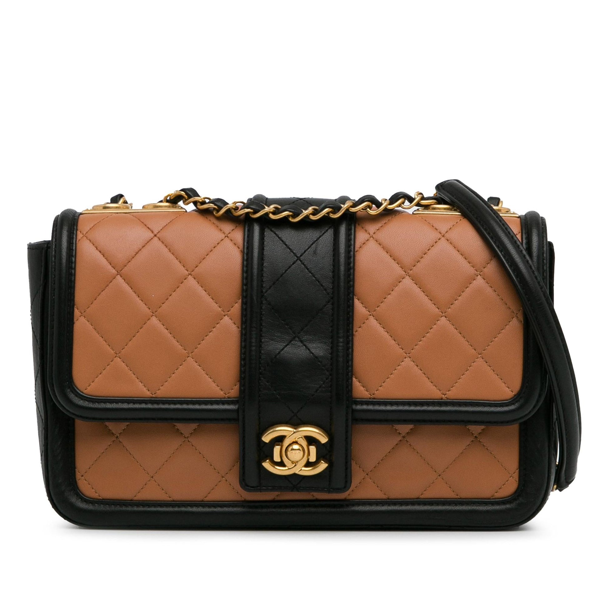 Chanel Lambskin Elegant CC Flap SHG-H8xtTB Small Handbag
