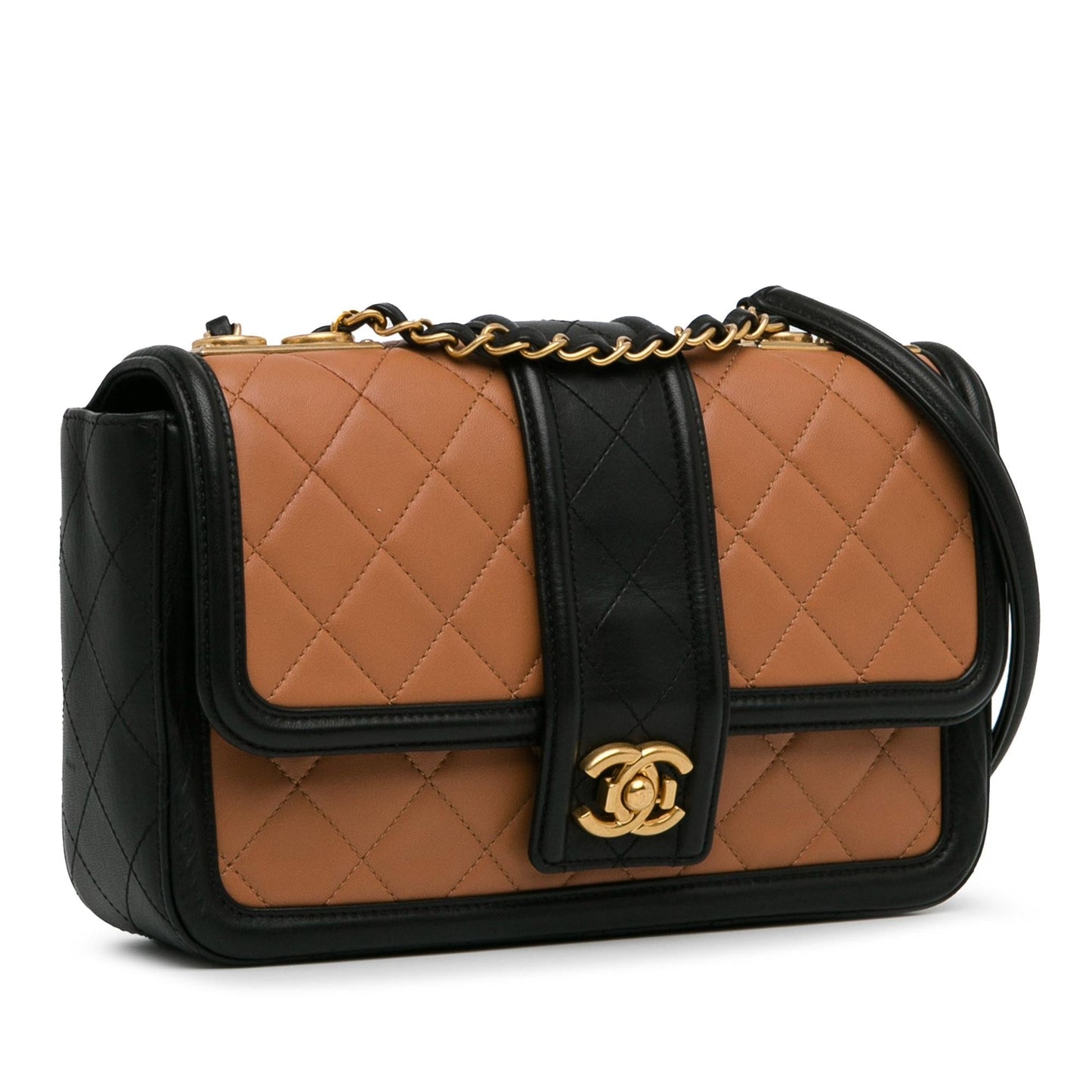 Chanel Lambskin Elegant CC Flap SHG-H8xtTB Small Handbag