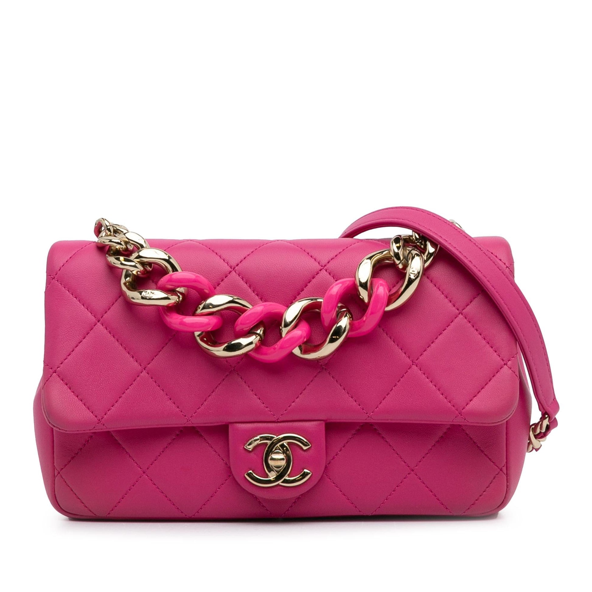 Chanel Lambskin Elegant Single Flap SHG-Ev5zBc Small Handbag