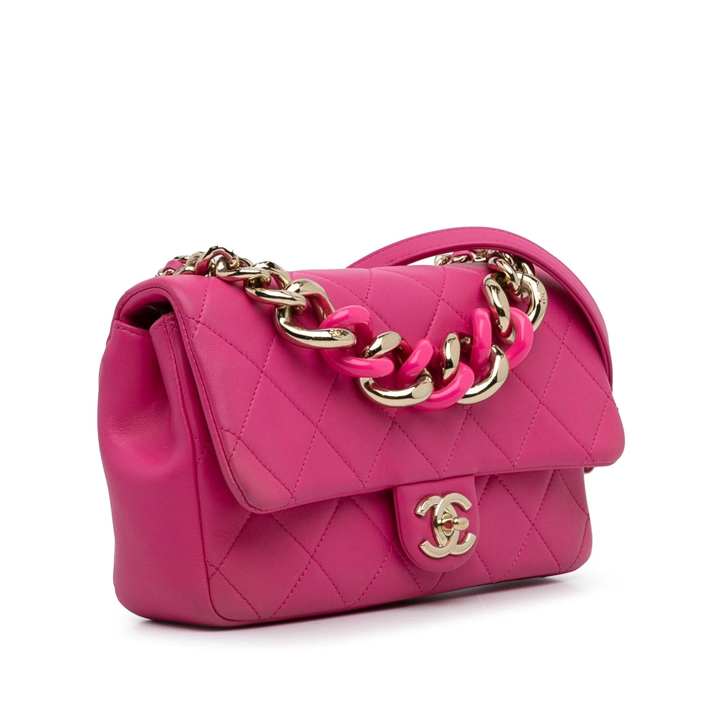 Chanel Lambskin Elegant Single Flap SHG-Ev5zBc Small Handbag