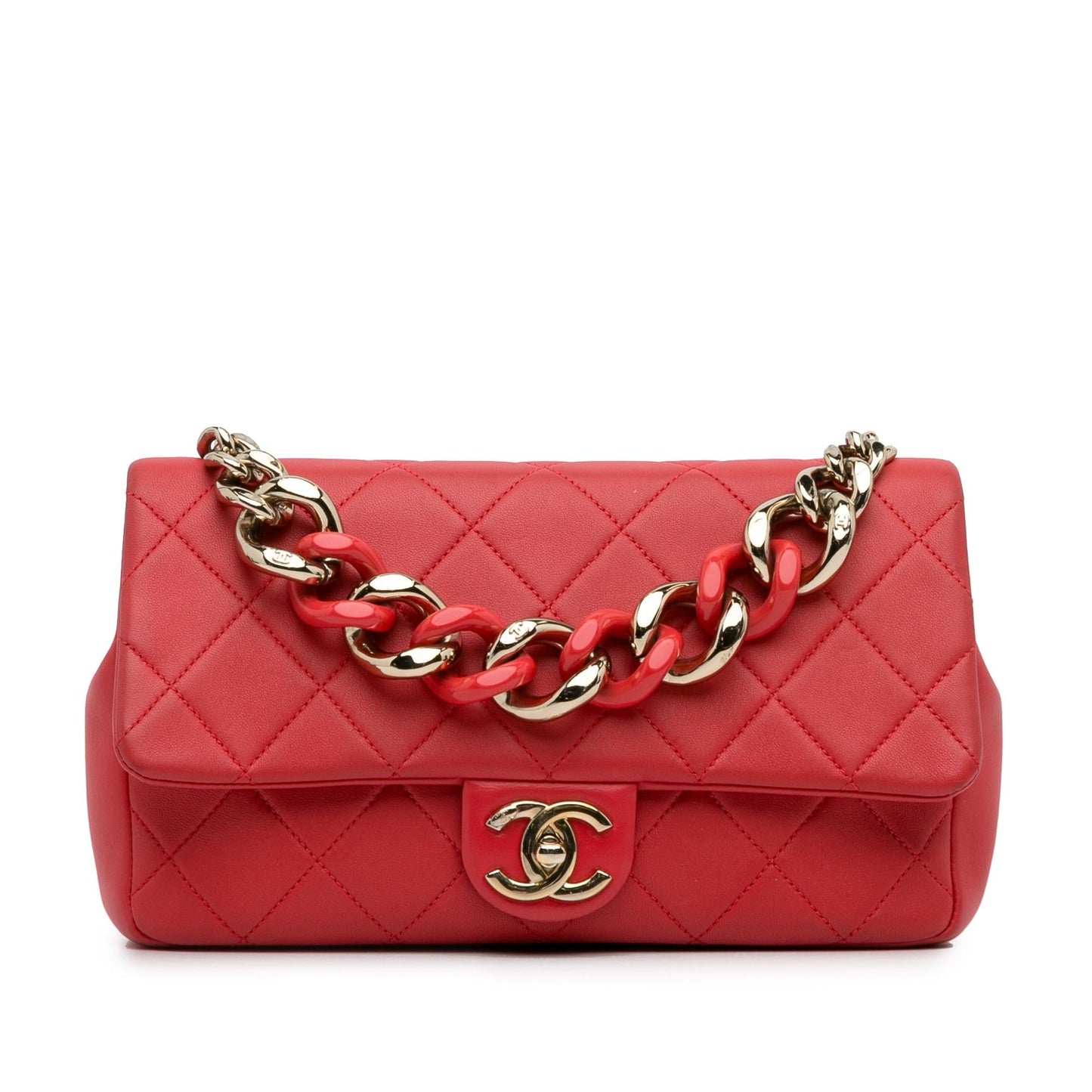 Chanel Lambskin Elegant Single Flap SHG-e6gpic Small Handbag